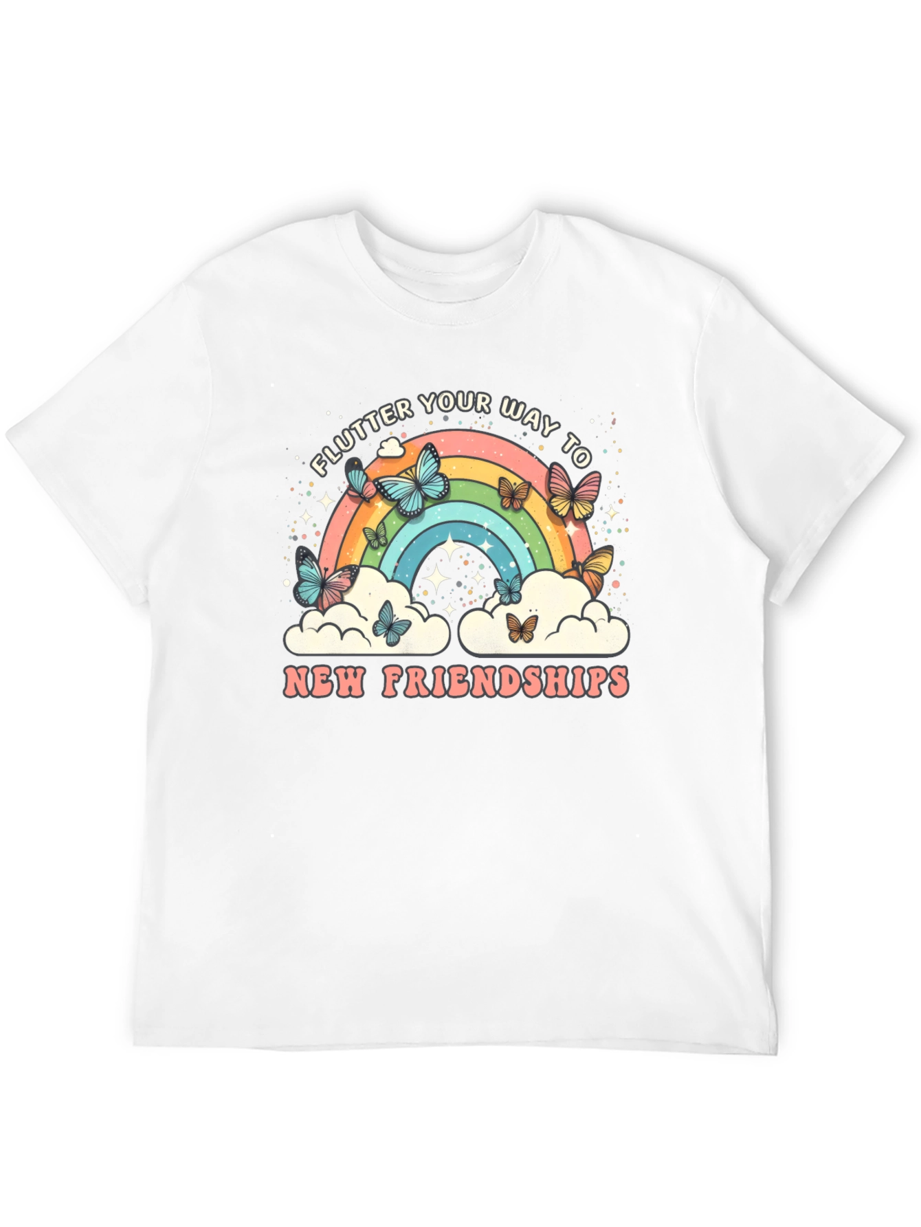 Flutter Rainbow Friendship T-Shirt