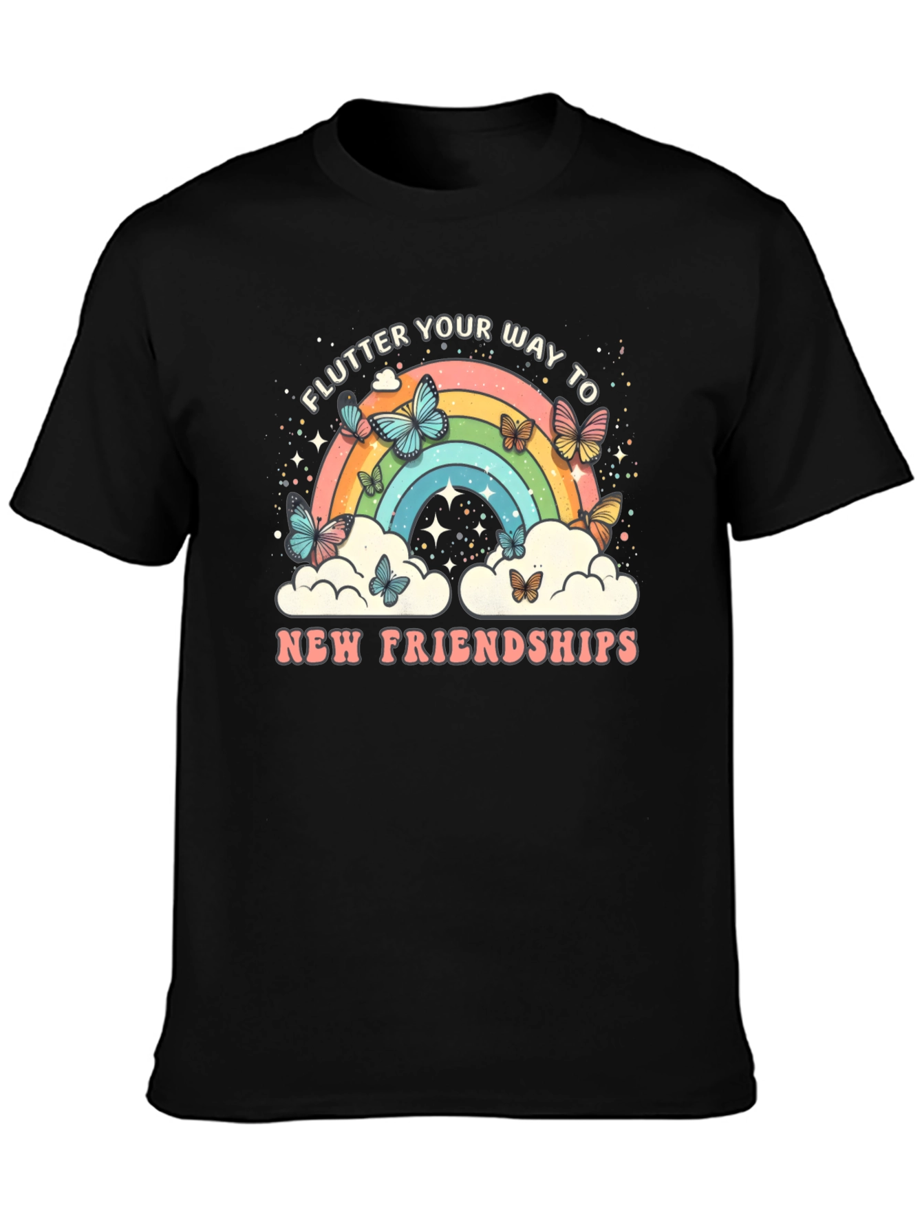 Flutter Rainbow Friendship T-Shirt