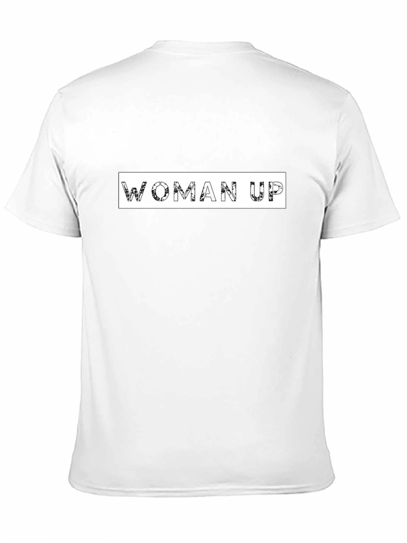 Woman Up Black Graphic Tee - Motivational T-Shirt