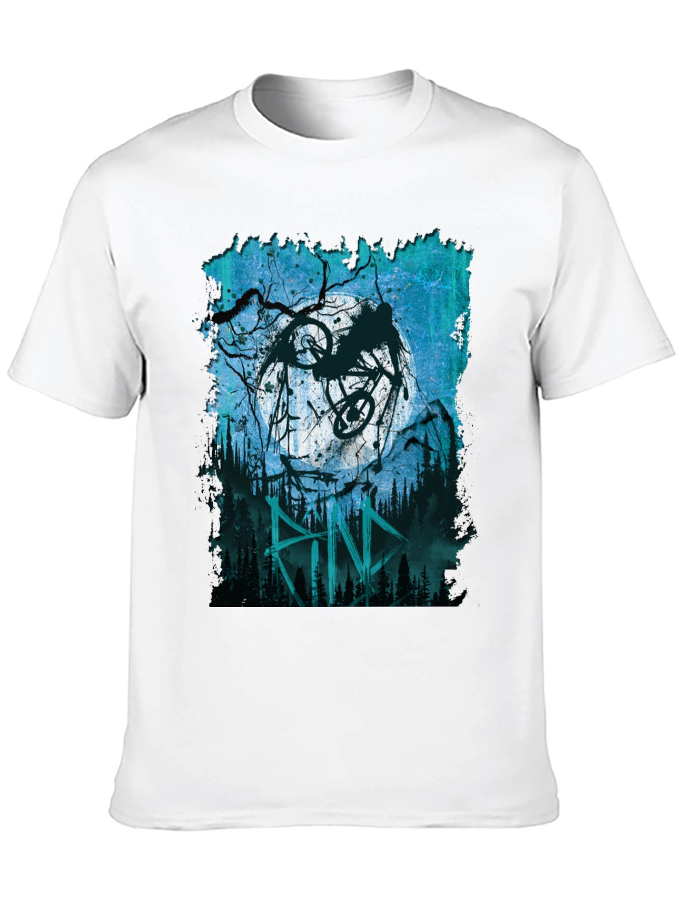 Biking Moonlight Tee