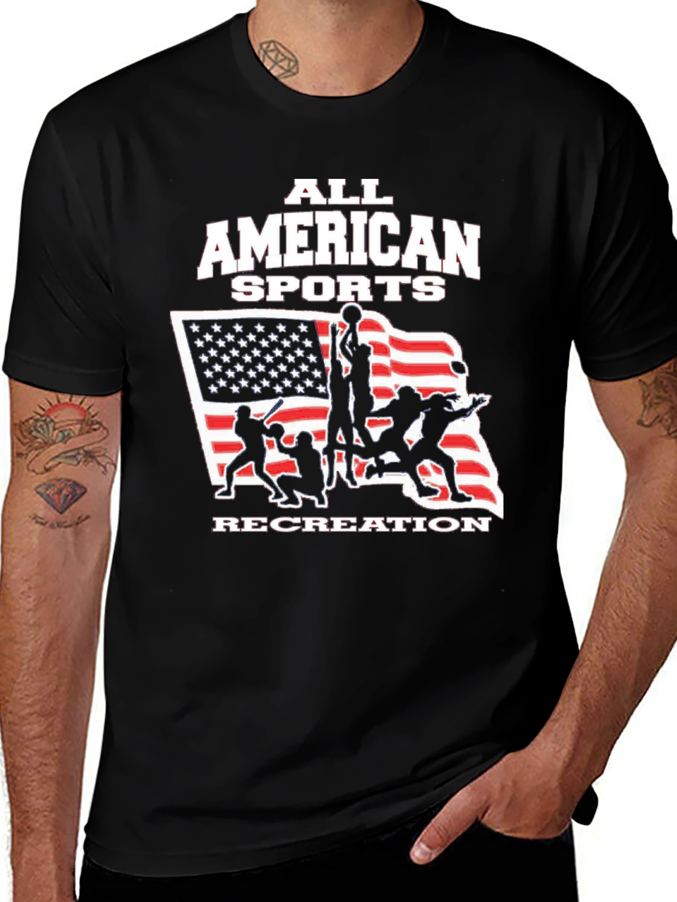 All American Sports Recreation T-Shirt