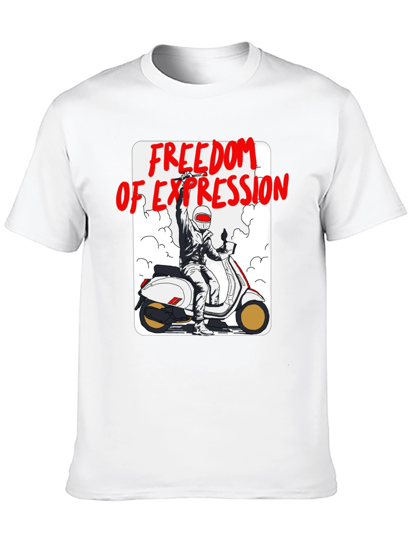 Freedom of Expression Scooter T-Shirt