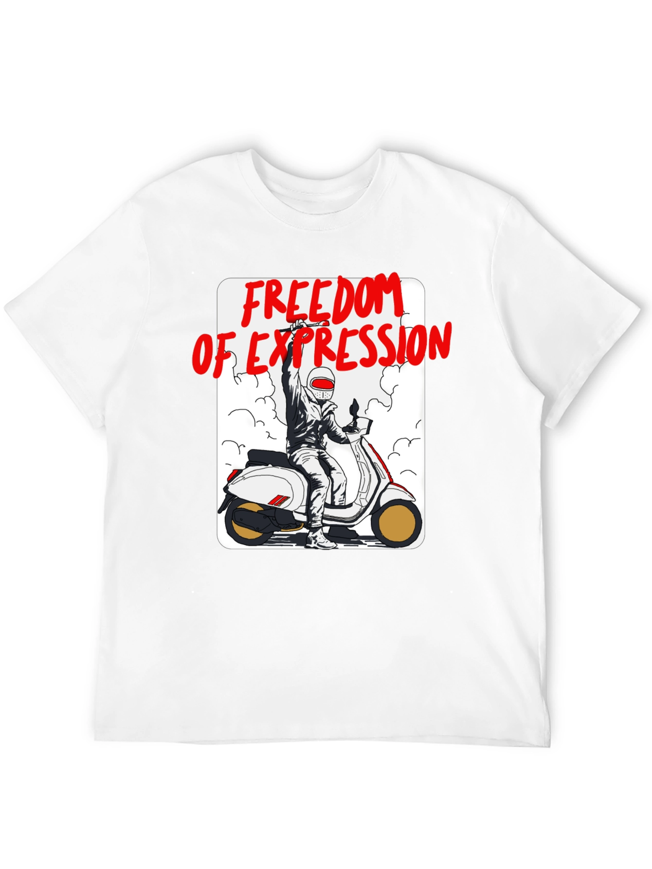 Freedom of Expression Scooter T-Shirt