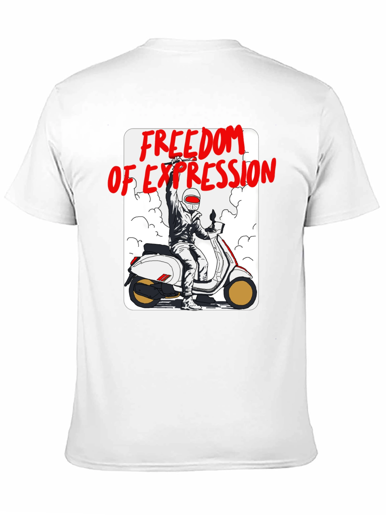 Freedom of Expression Scooter T-Shirt