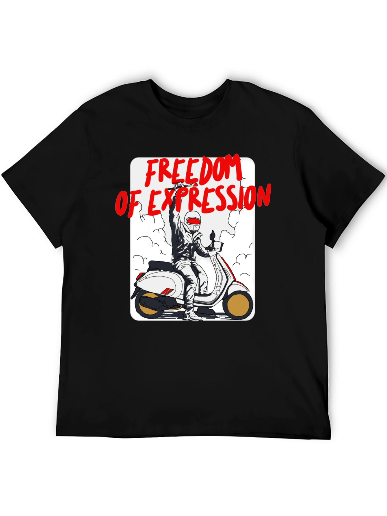 Freedom of Expression Scooter T-Shirt