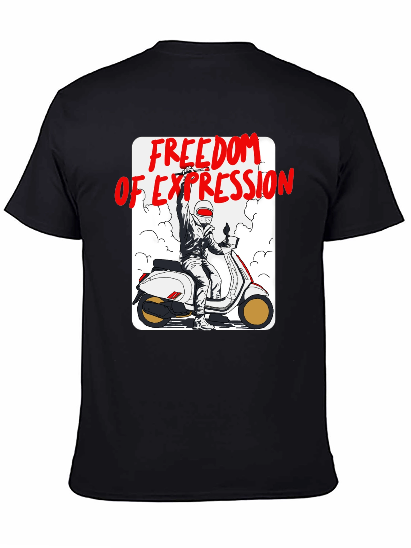 Freedom of Expression Scooter T-Shirt