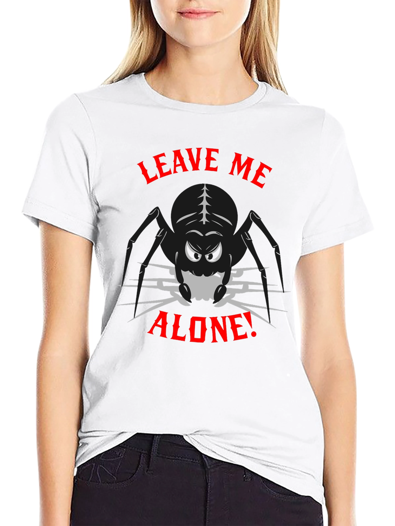 Leave Me Alone Spider Graphic T-Shirt