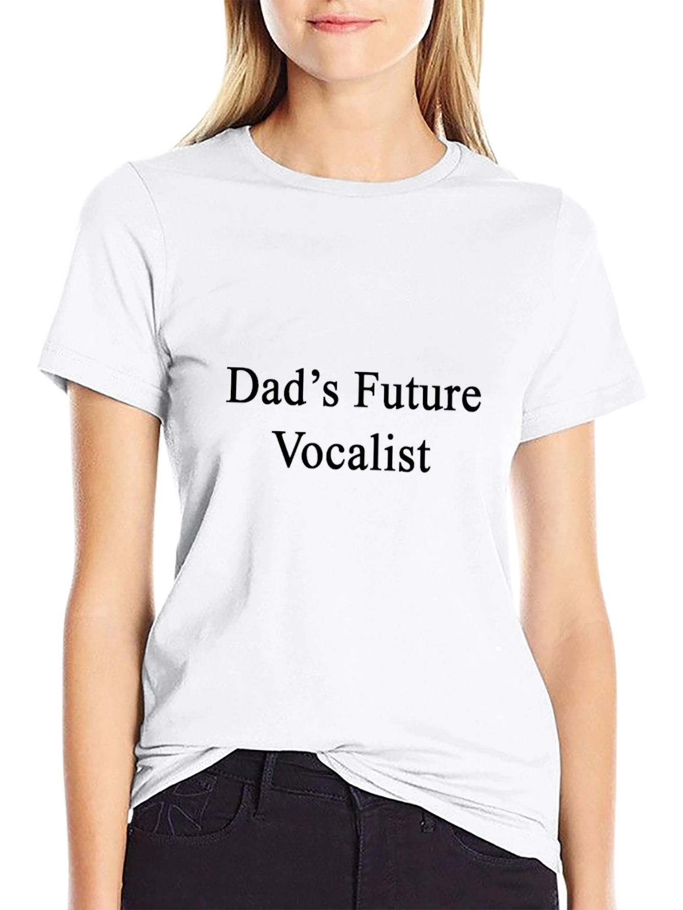 Dads Future Vocalist Black T-Shirt