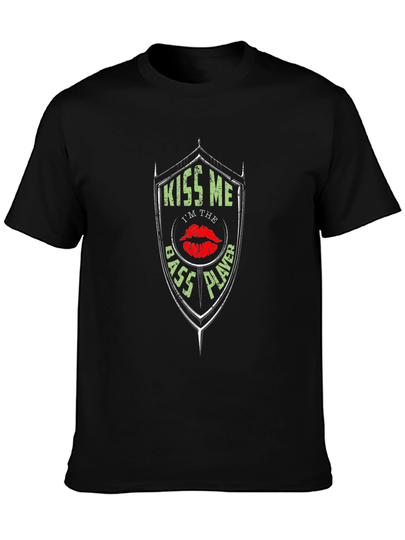 Kiss Me Im the Bass Player Graphic T-Shirt