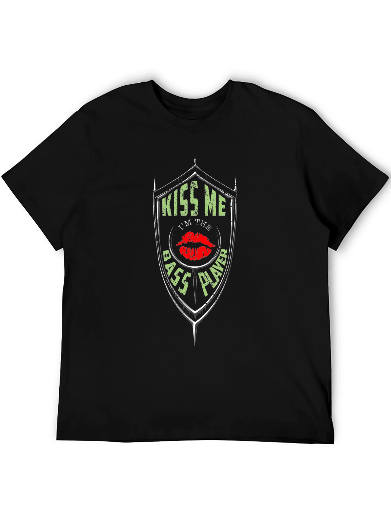 Kiss Me Im the Bass Player Graphic T-Shirt