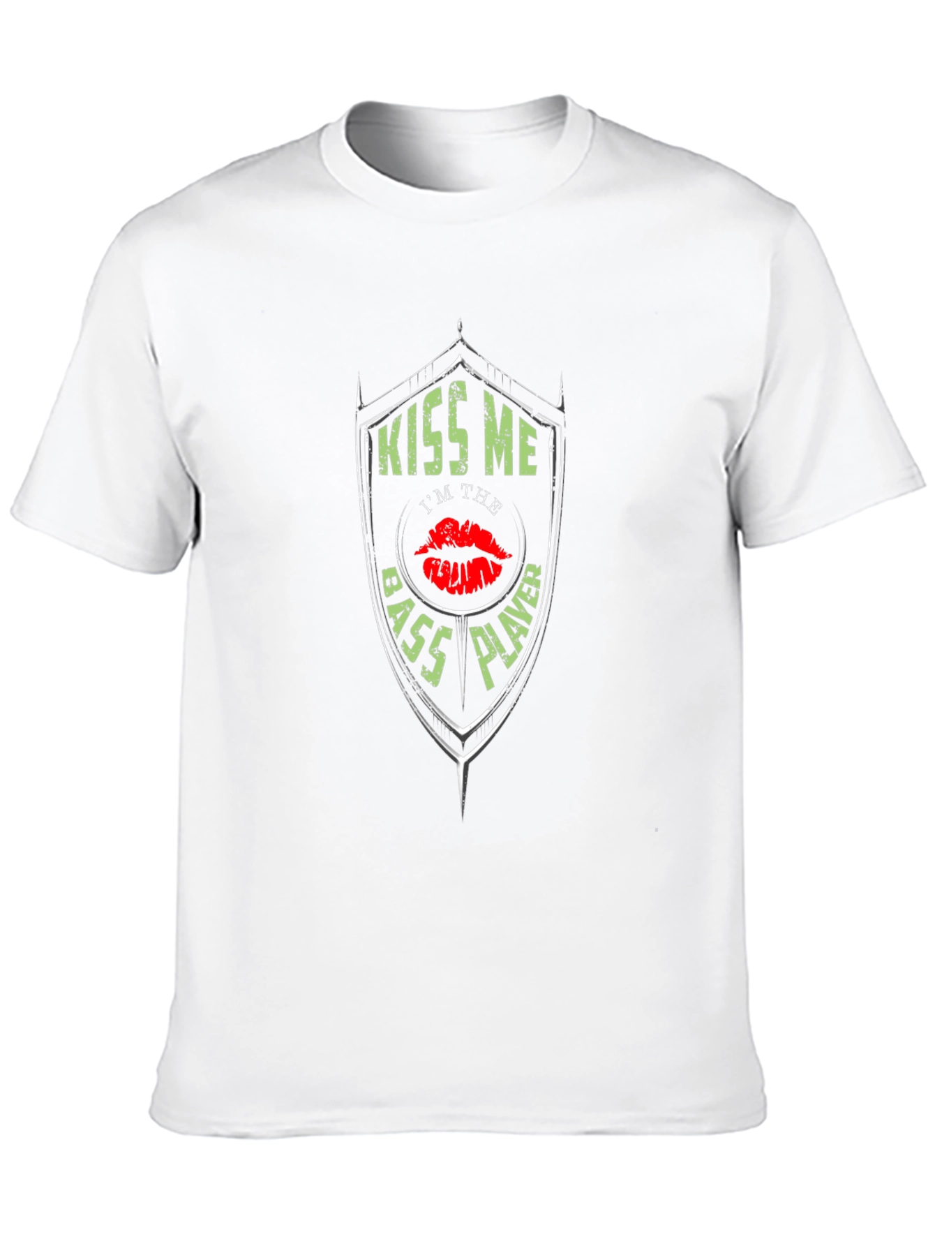 Kiss Me Im the Bass Player Graphic T-Shirt