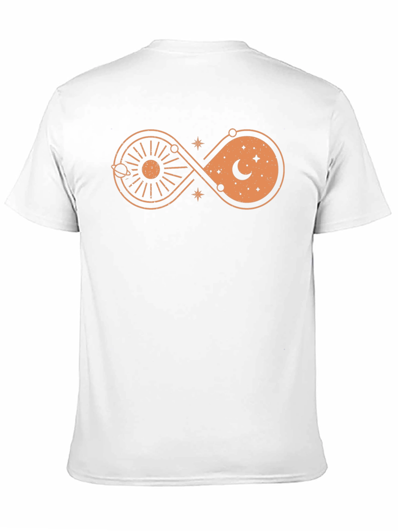 Cosmic Infinity T-Shirt - Sun Moon and Stars Design