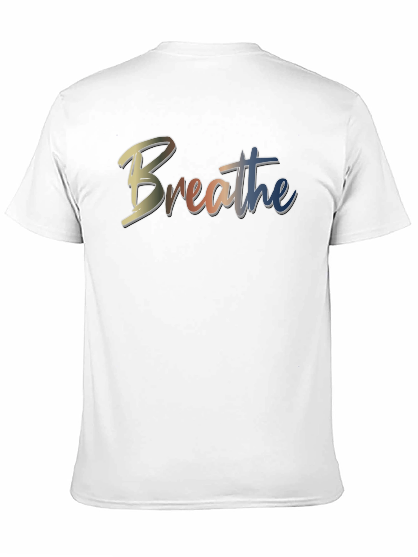 Breathe Graphic Tee - Relaxed Fit Black T-Shirt