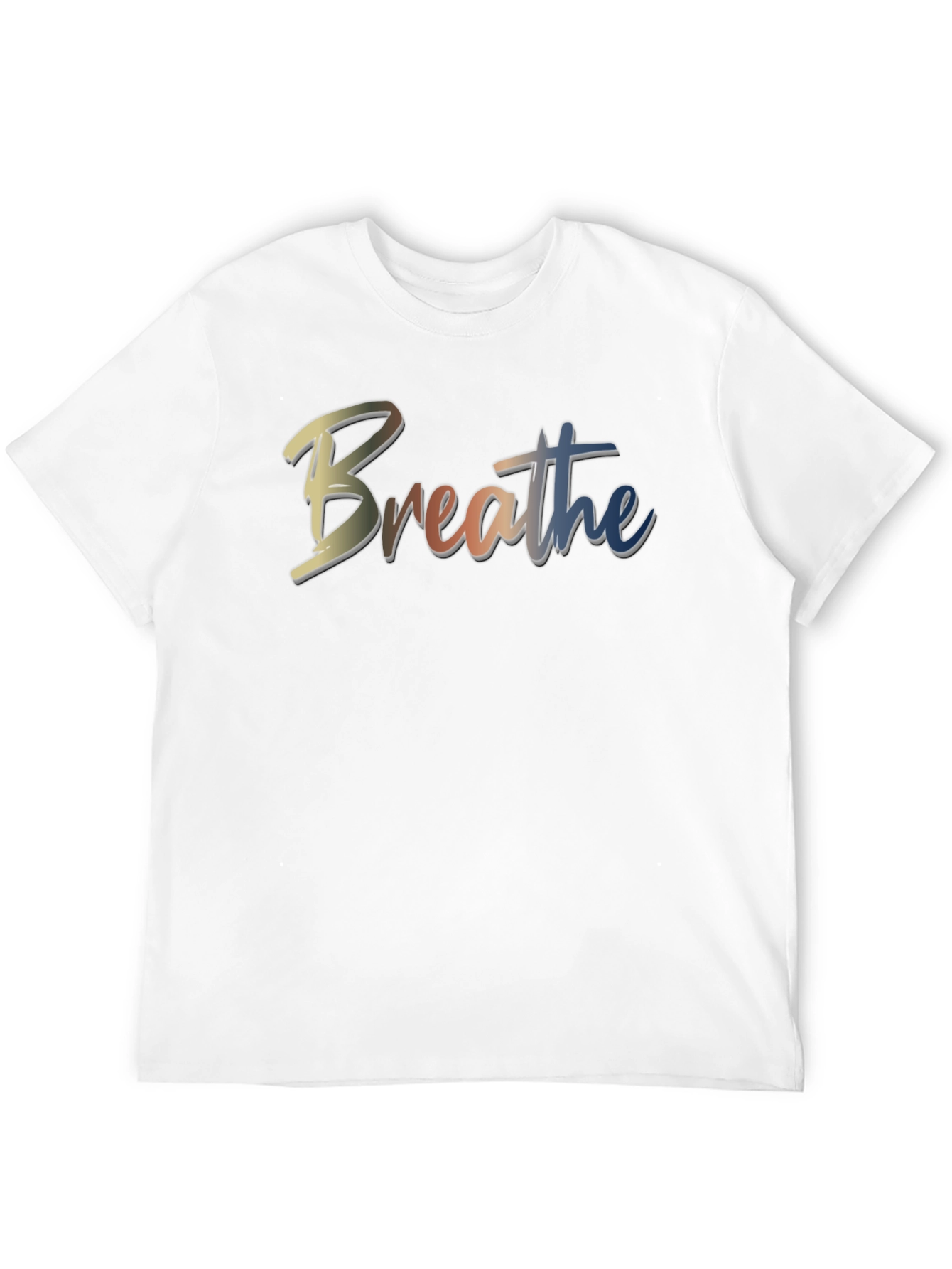 Breathe Graphic Tee - Relaxed Fit Black T-Shirt