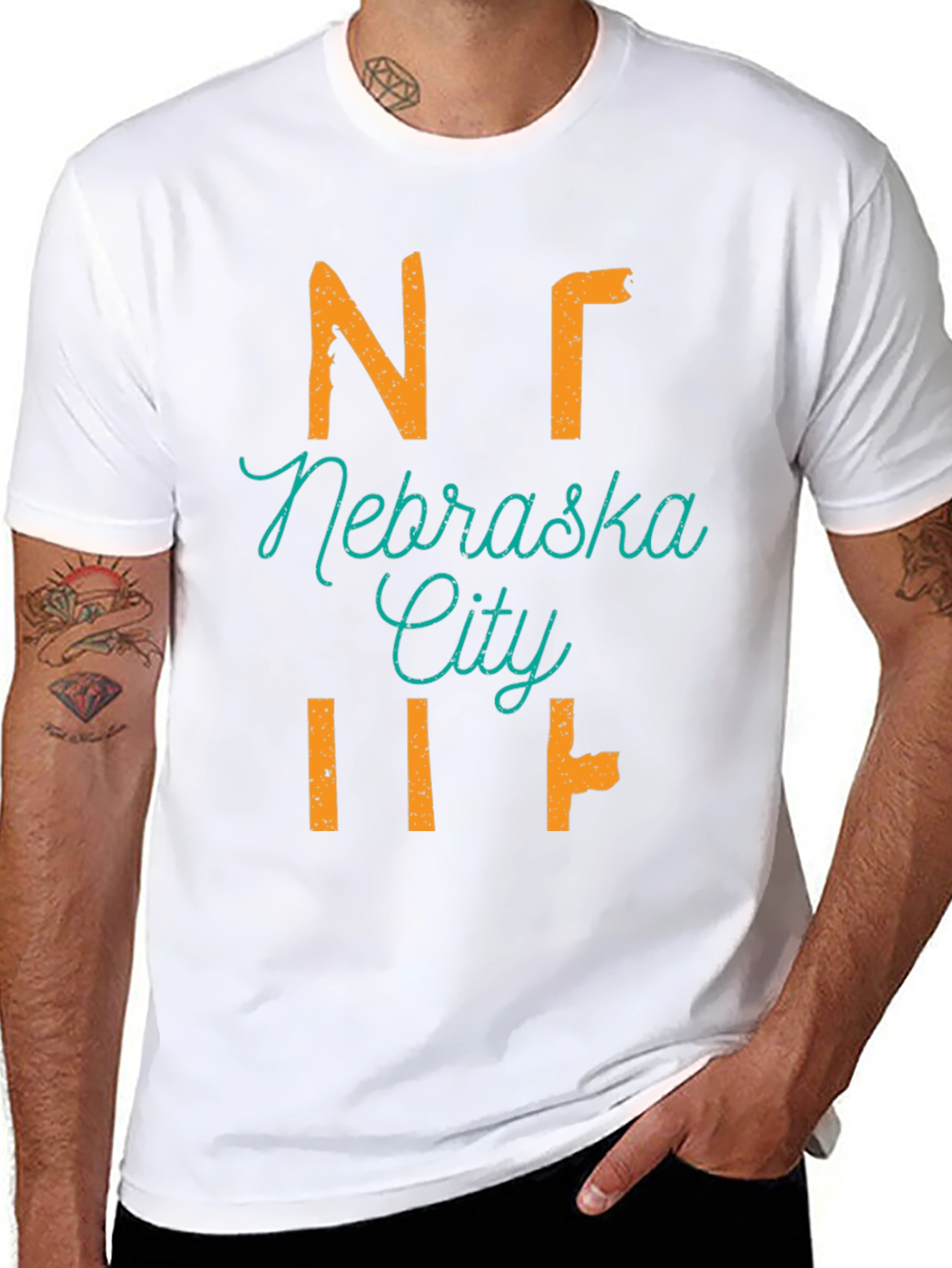 Nebraska City T-Shirt - Quirky Design