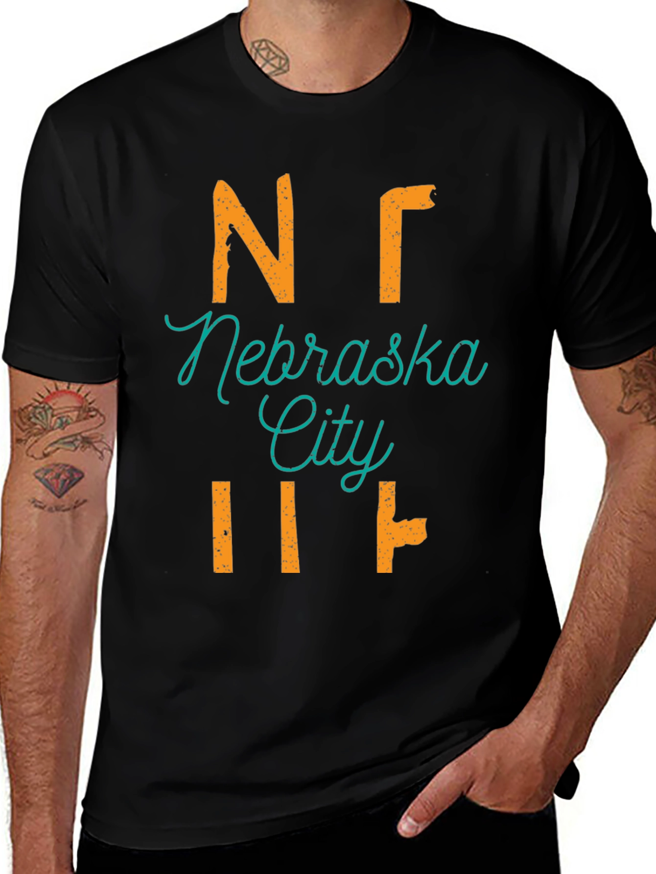 Nebraska City T-Shirt - Quirky Design
