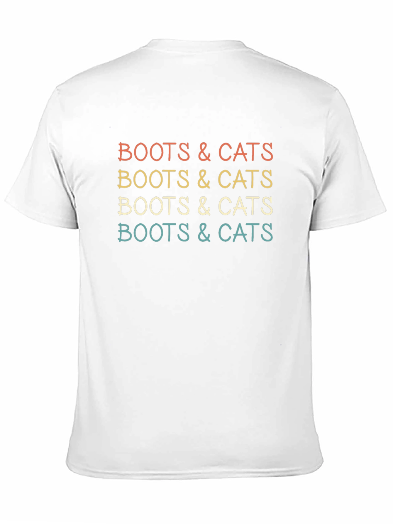 Boots & Cats Graphic Tee - Retro Style