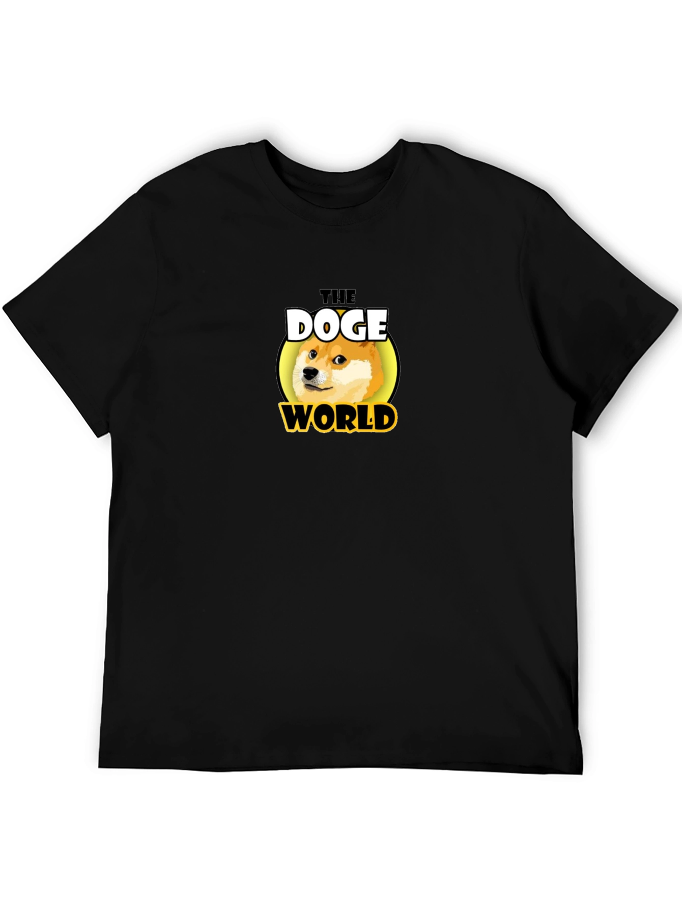 The Doge World Black T-Shirt