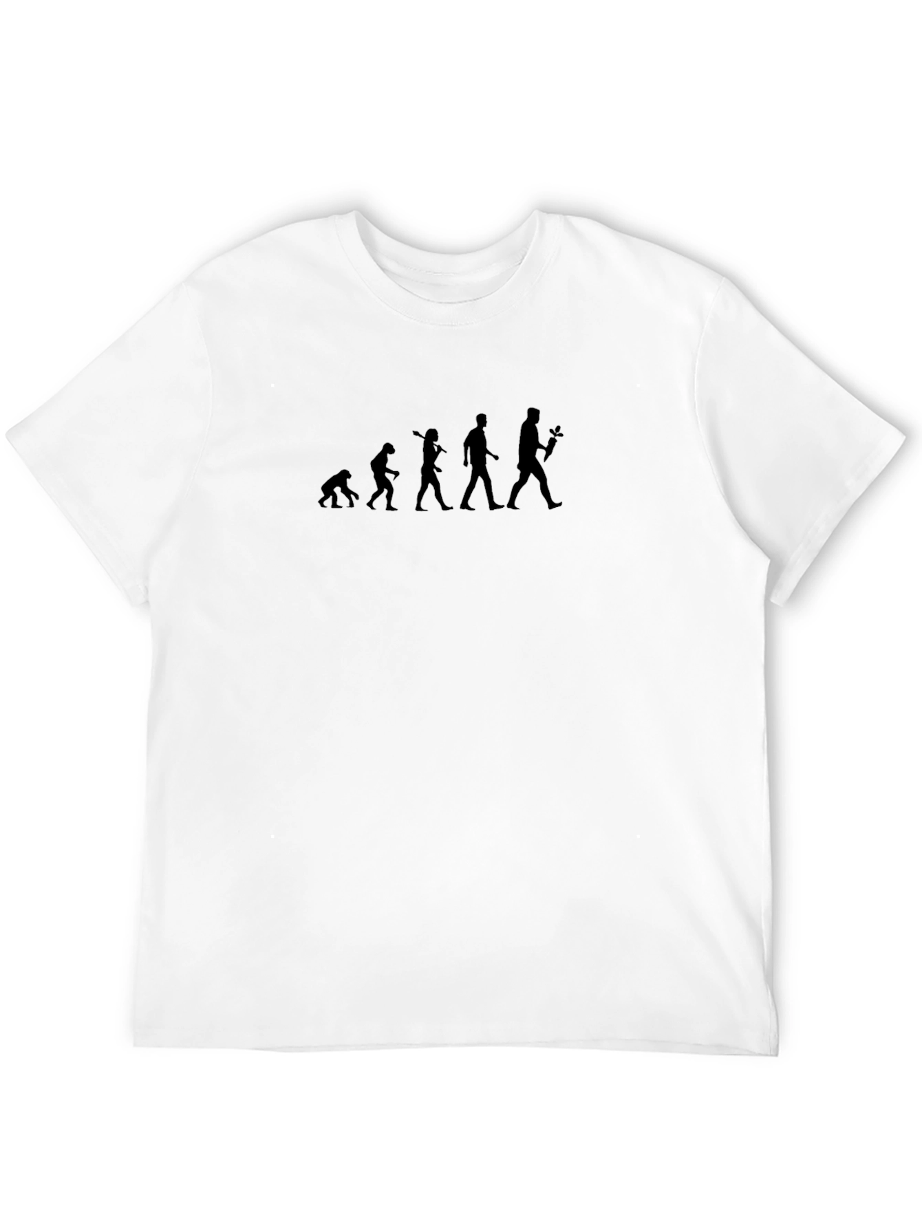 Evolution of Man T-Shirt - Black Graphic Tee