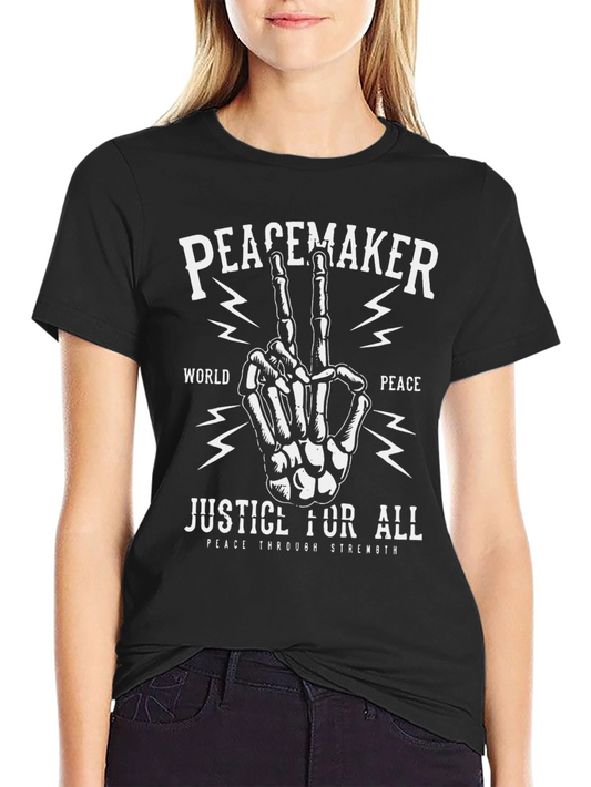 Peacemaker Justice For All Black T-Shirt