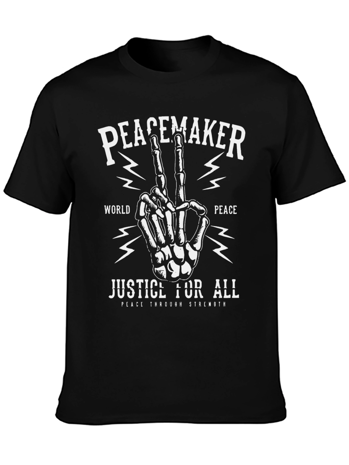 Peacemaker Justice For All Black T-Shirt