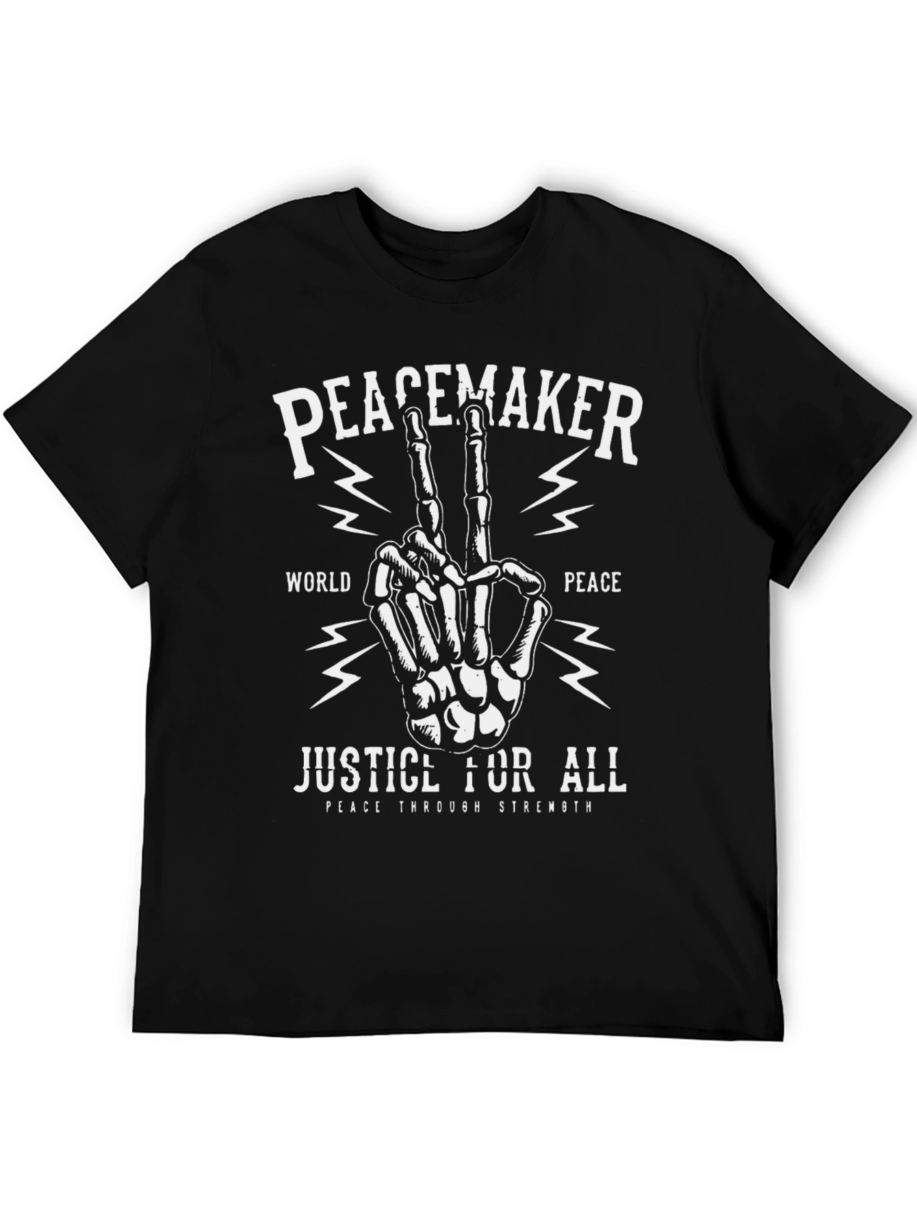 Peacemaker Justice For All Black T-Shirt