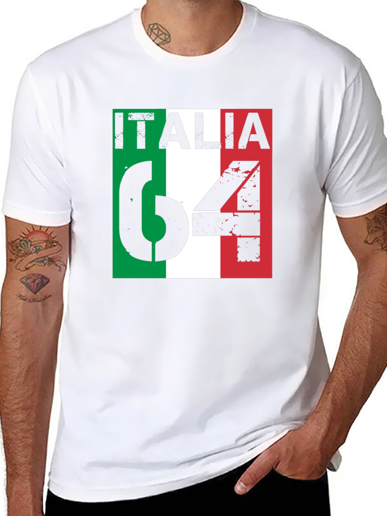 Italia 64 Tee - Italian Pride