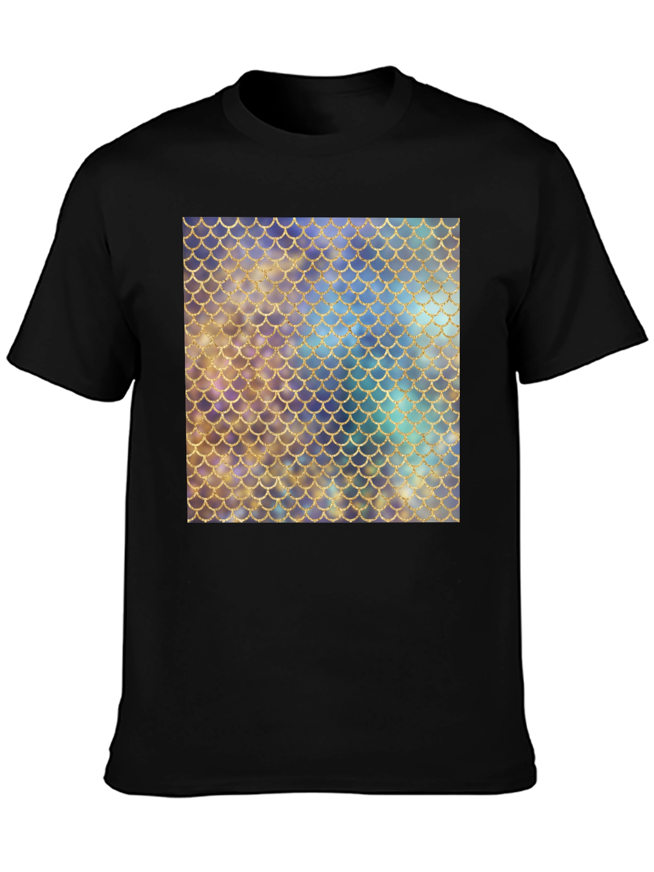 Mermaid Scale Pattern T-Shirt