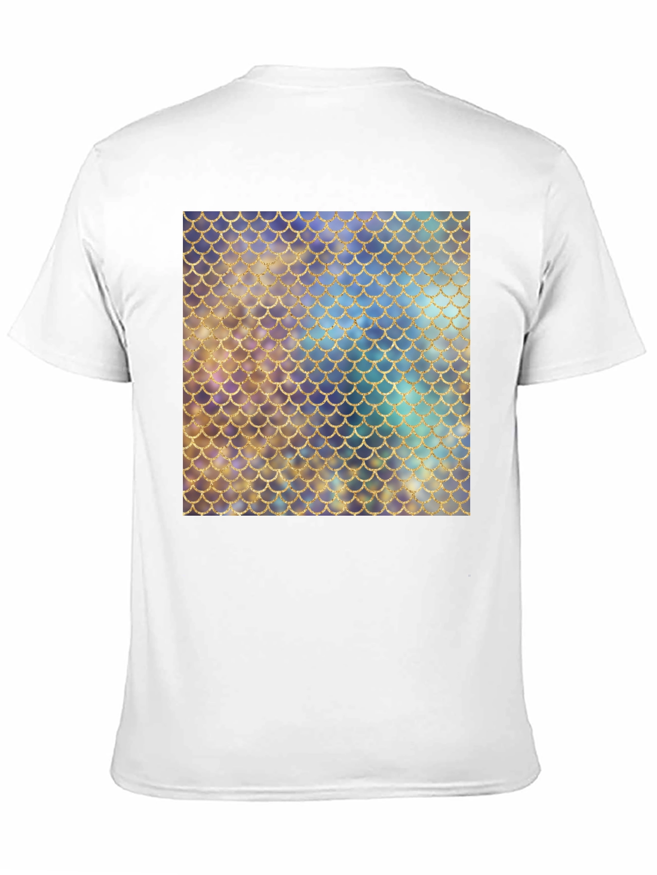 Mermaid Scale Pattern T-Shirt