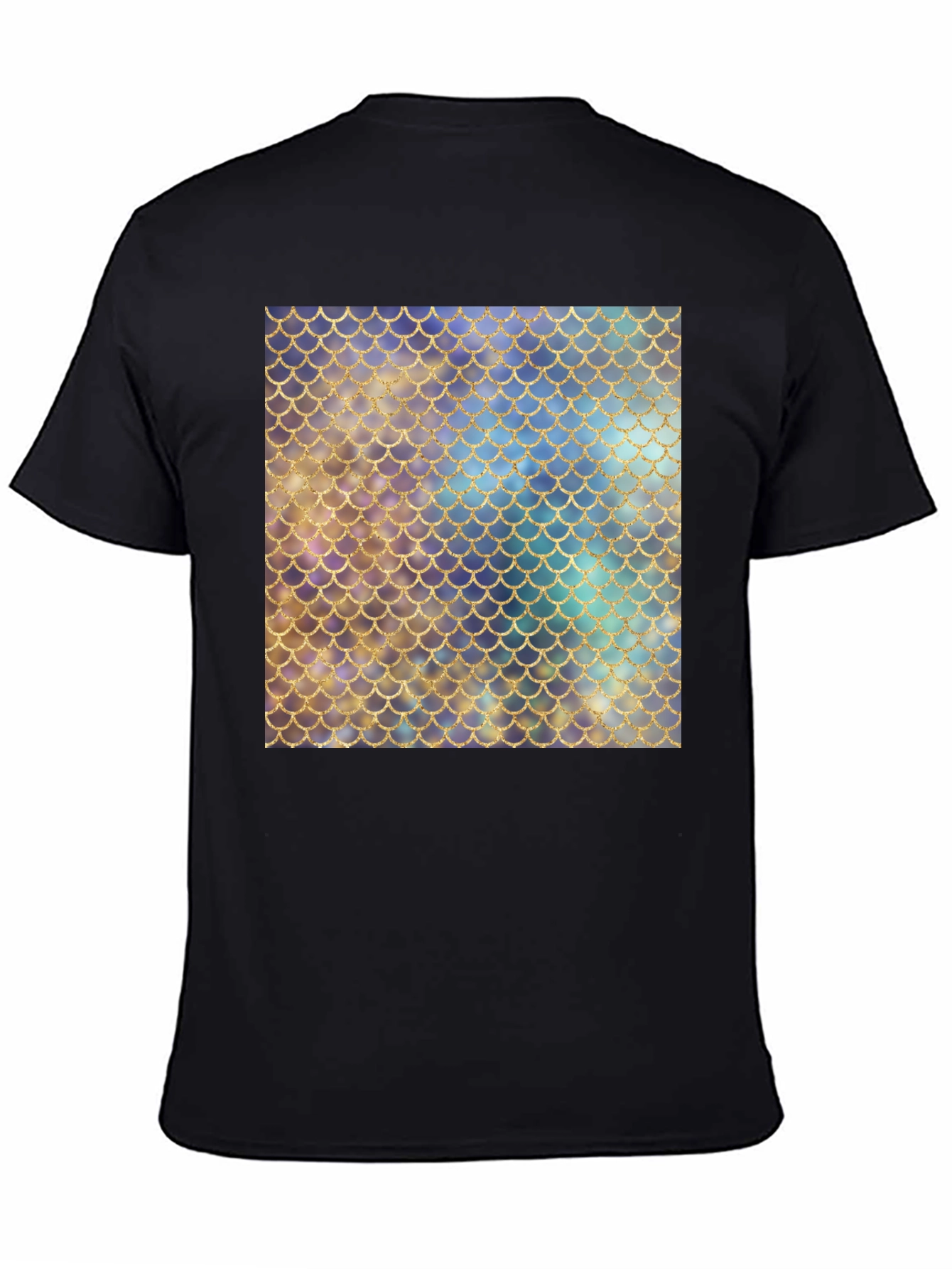 Mermaid Scale Pattern T-Shirt