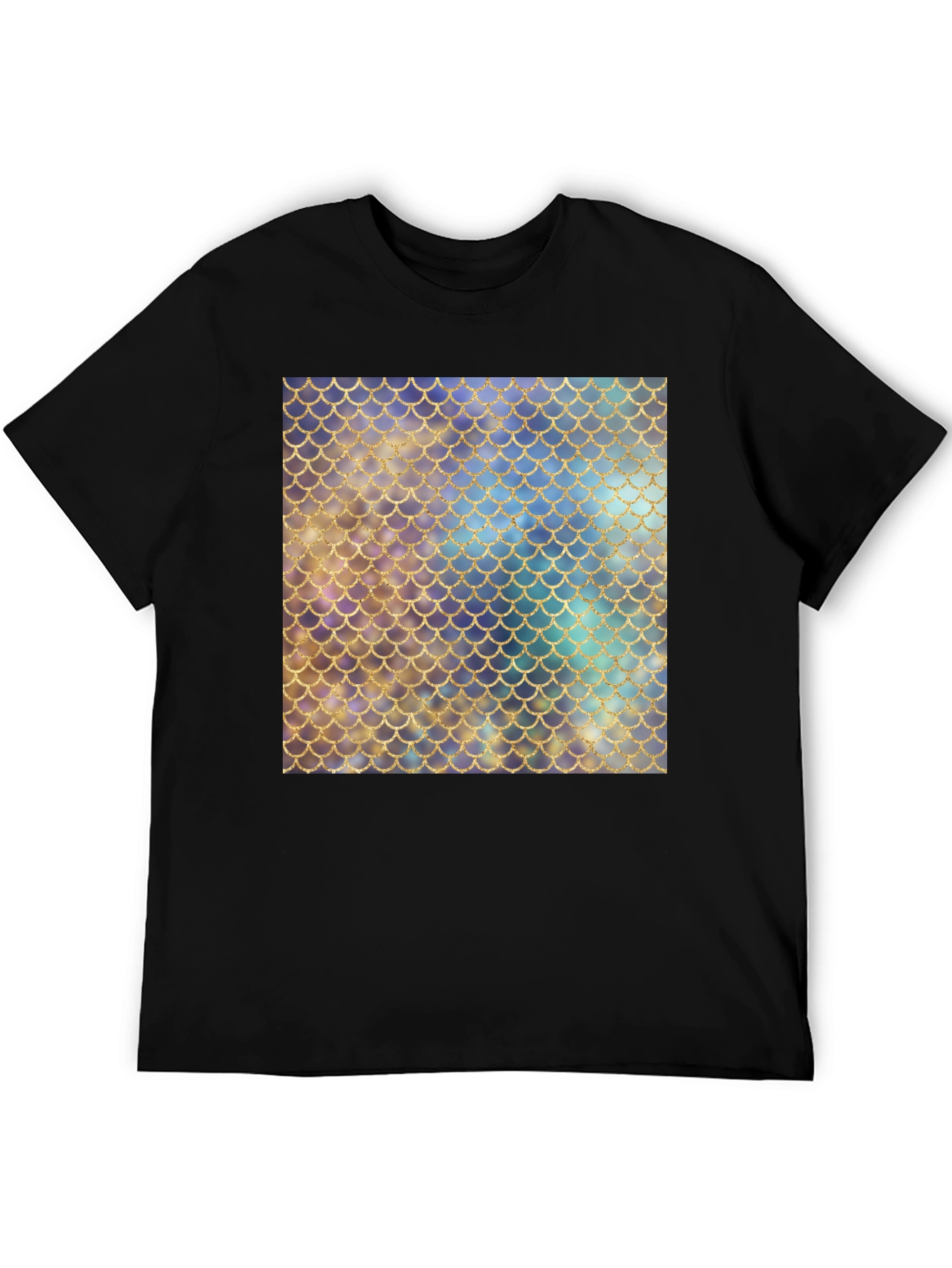 Mermaid Scale Pattern T-Shirt