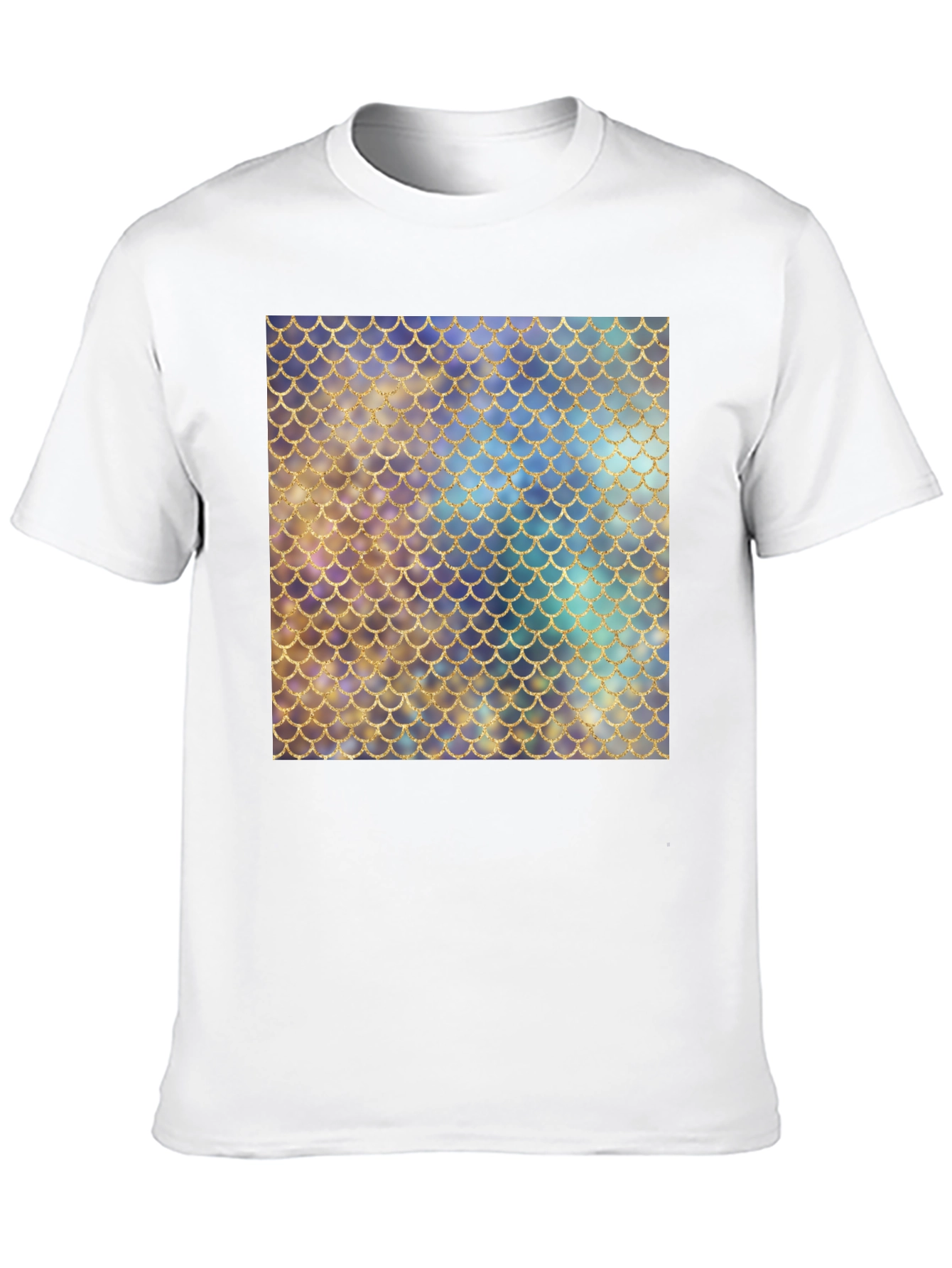 Mermaid Scale Pattern T-Shirt