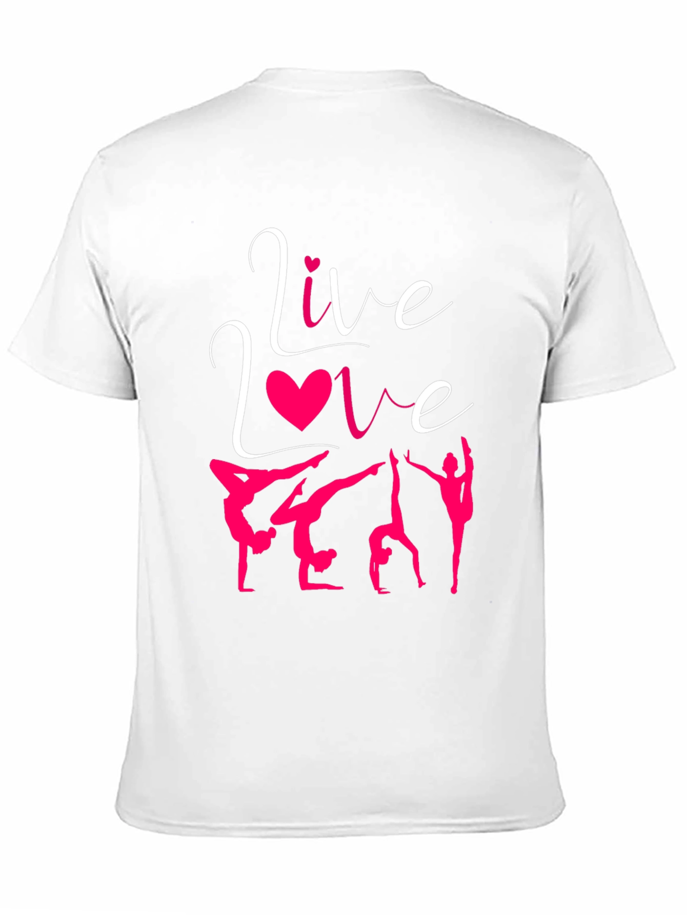 Live Love Gymnastics Black T-Shirt