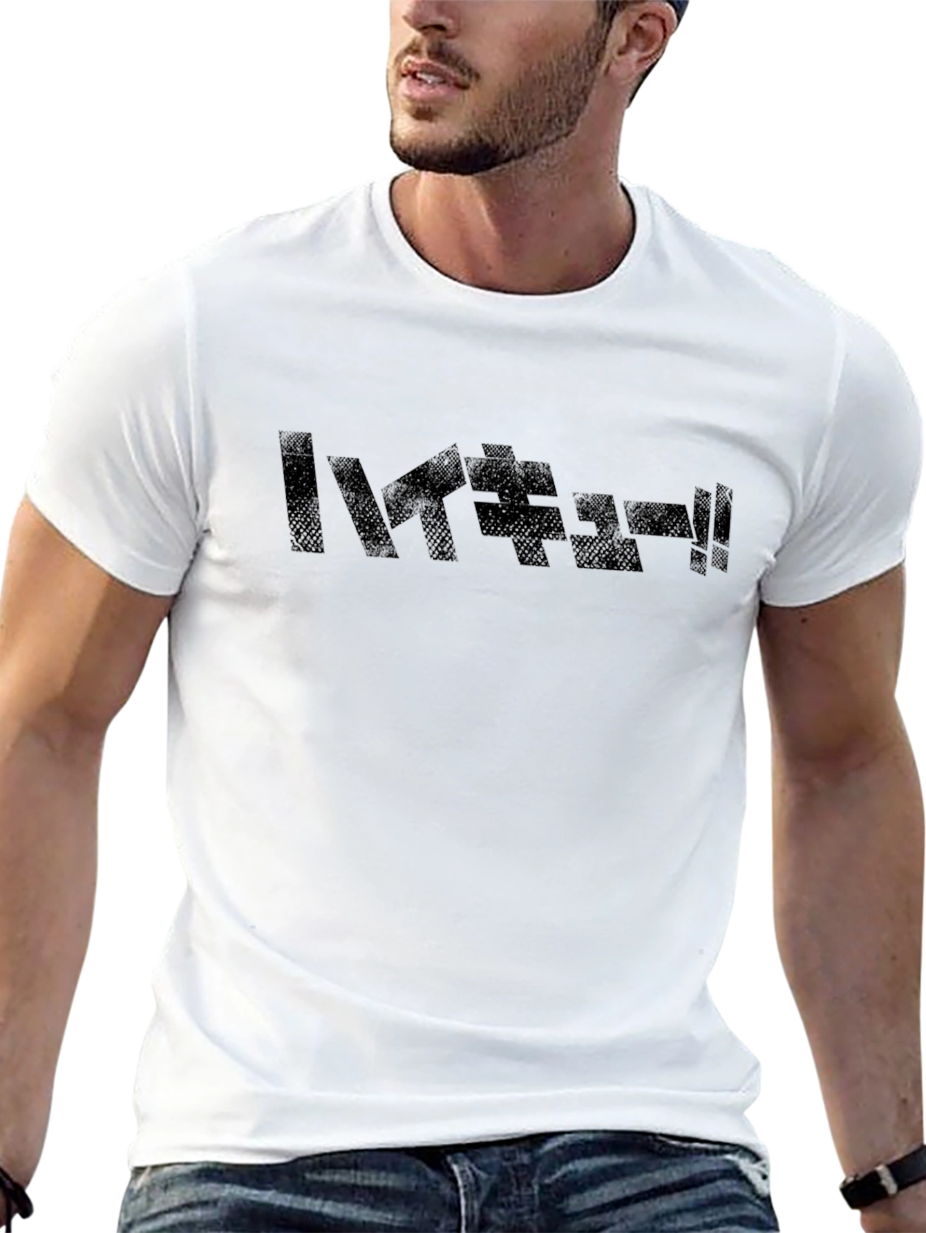 Haikyu!! Japanese Anime Manga T-Shirt - Black