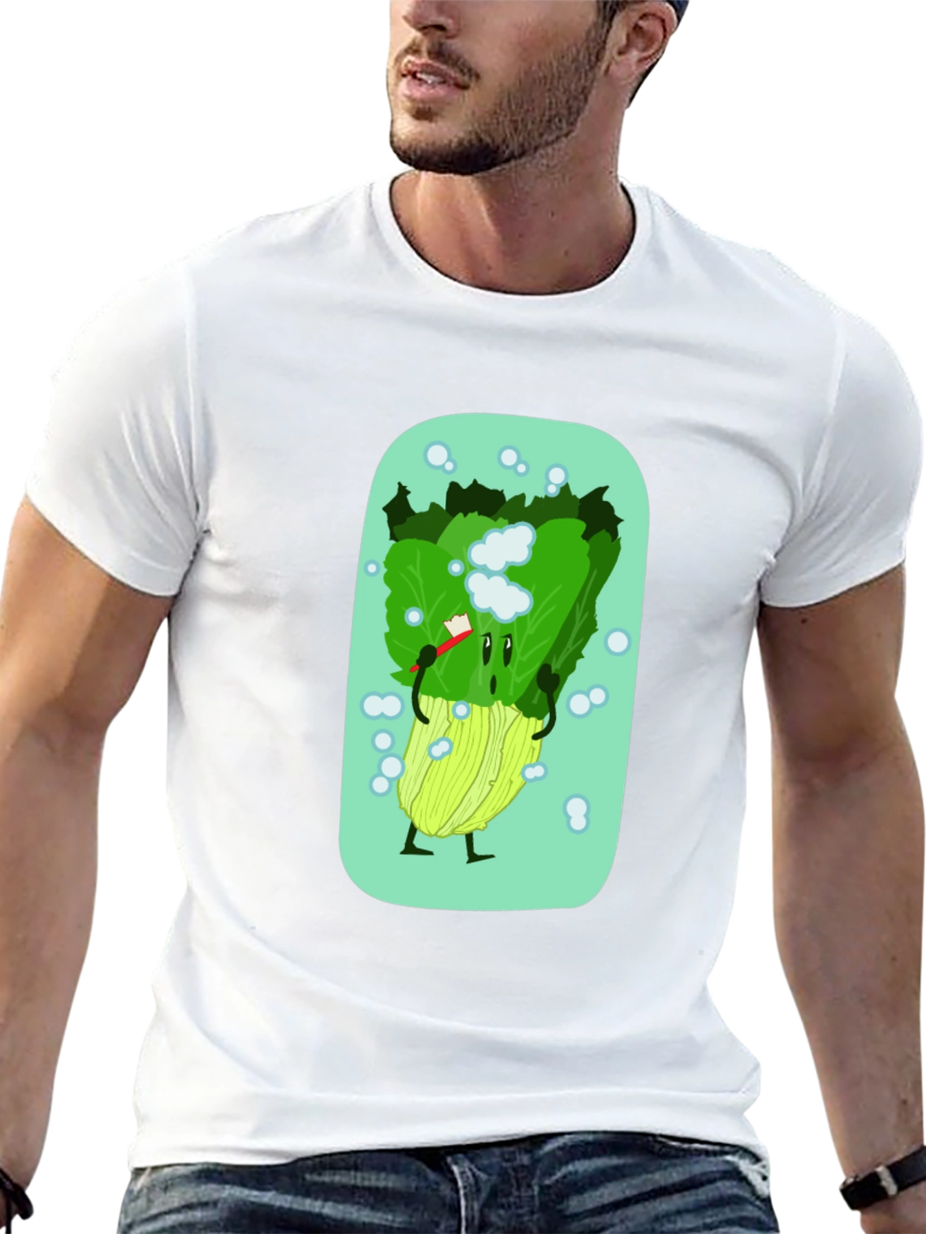 Lettuce Brush Teeth Graphic Tee