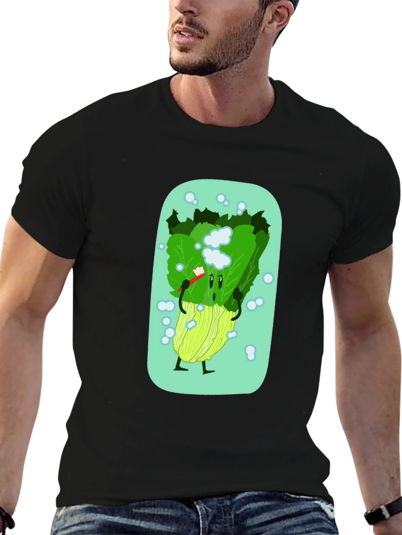 Lettuce Brush Teeth Graphic Tee