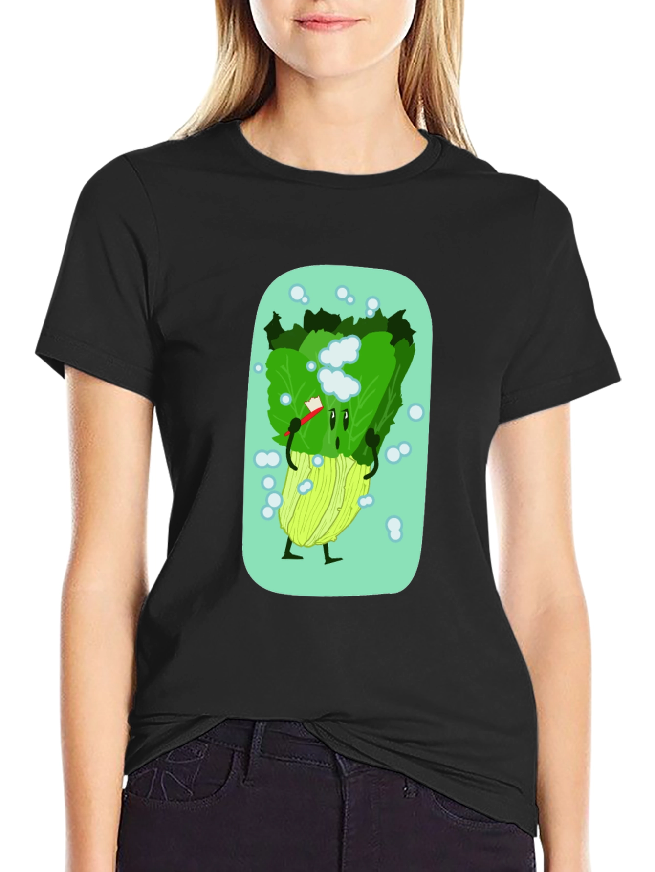 Lettuce Brush Teeth Graphic Tee