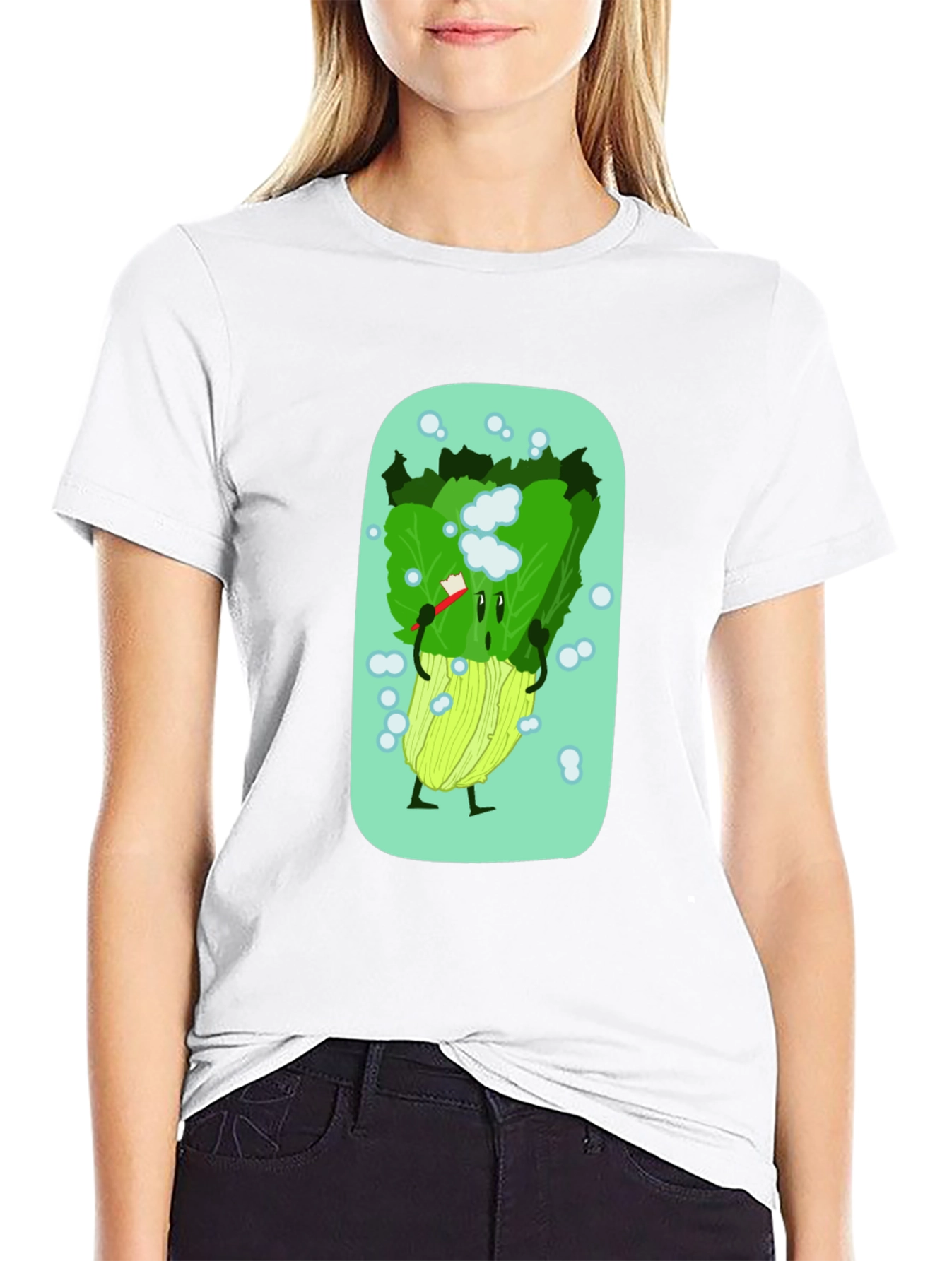 Lettuce Brush Teeth Graphic Tee