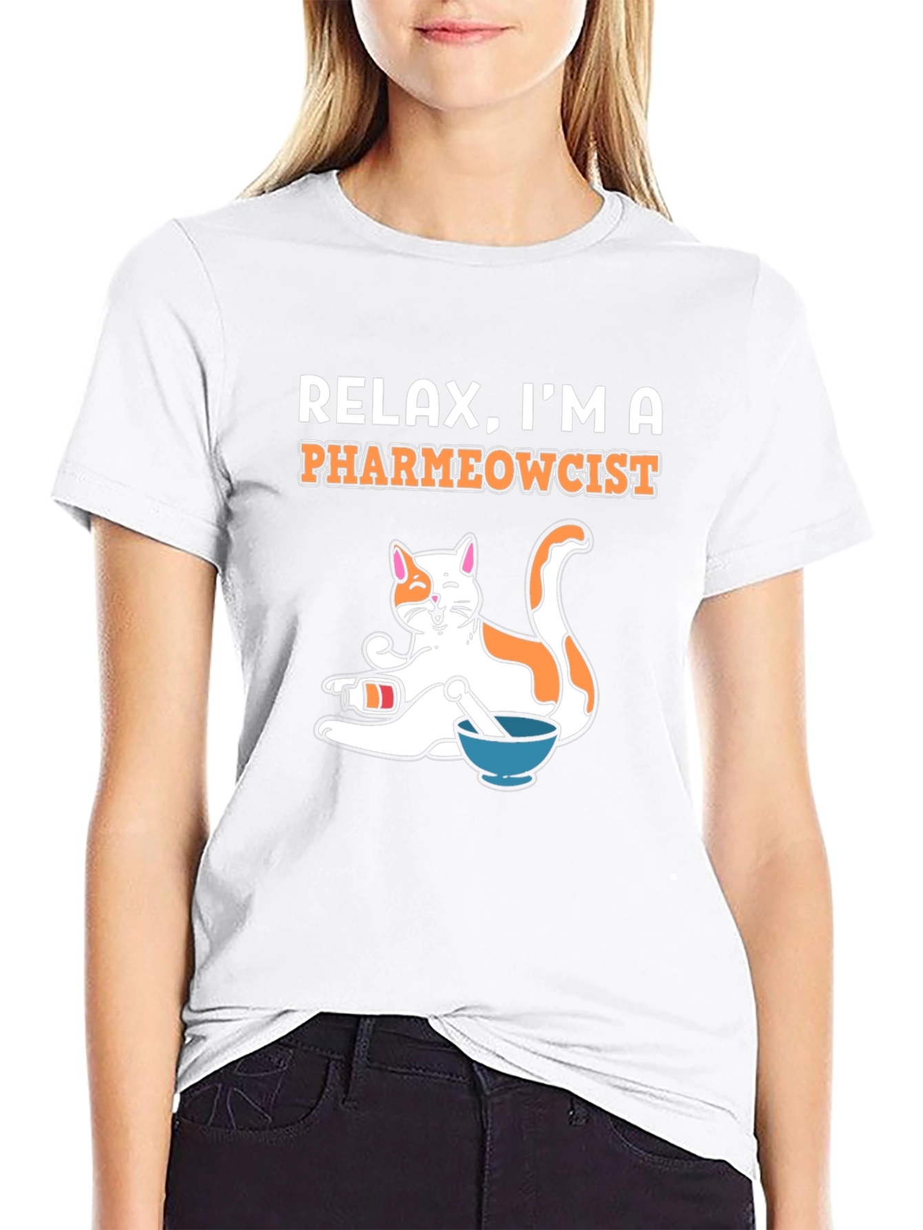 PharmEOWcist Cat Graphic Tee