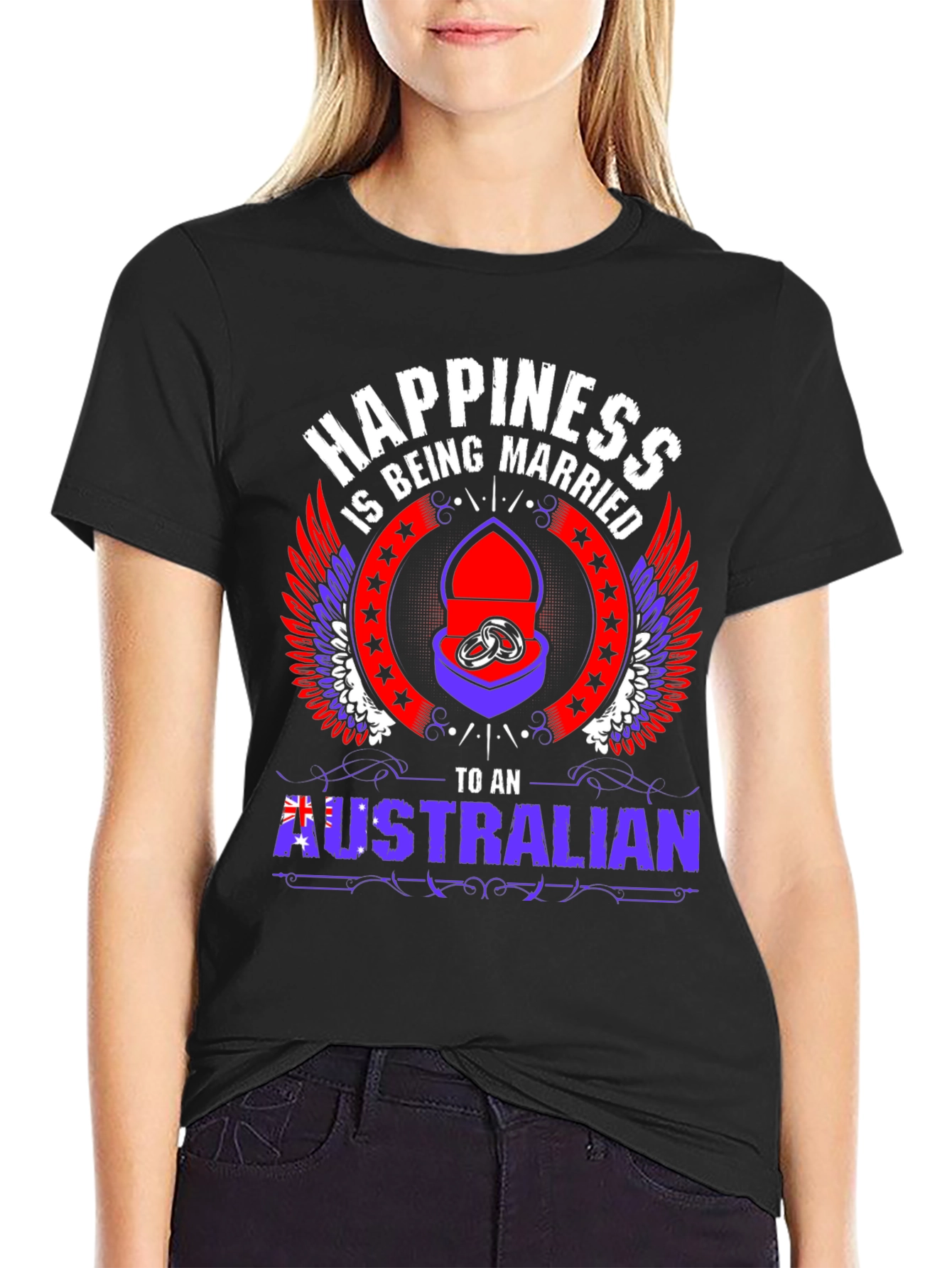 Happiness is Being Married to an Australian T-Shirt
