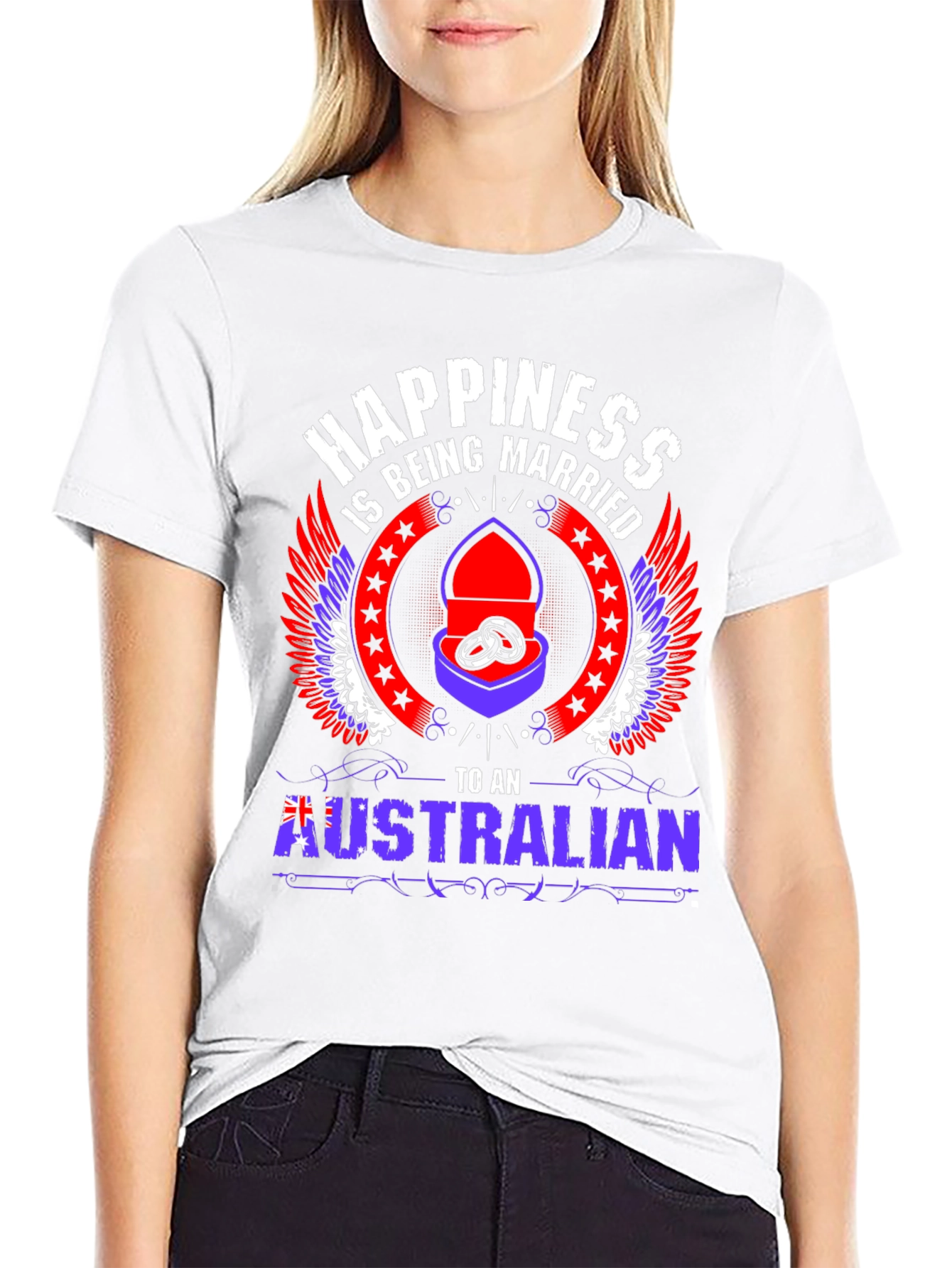 Happiness is Being Married to an Australian T-Shirt