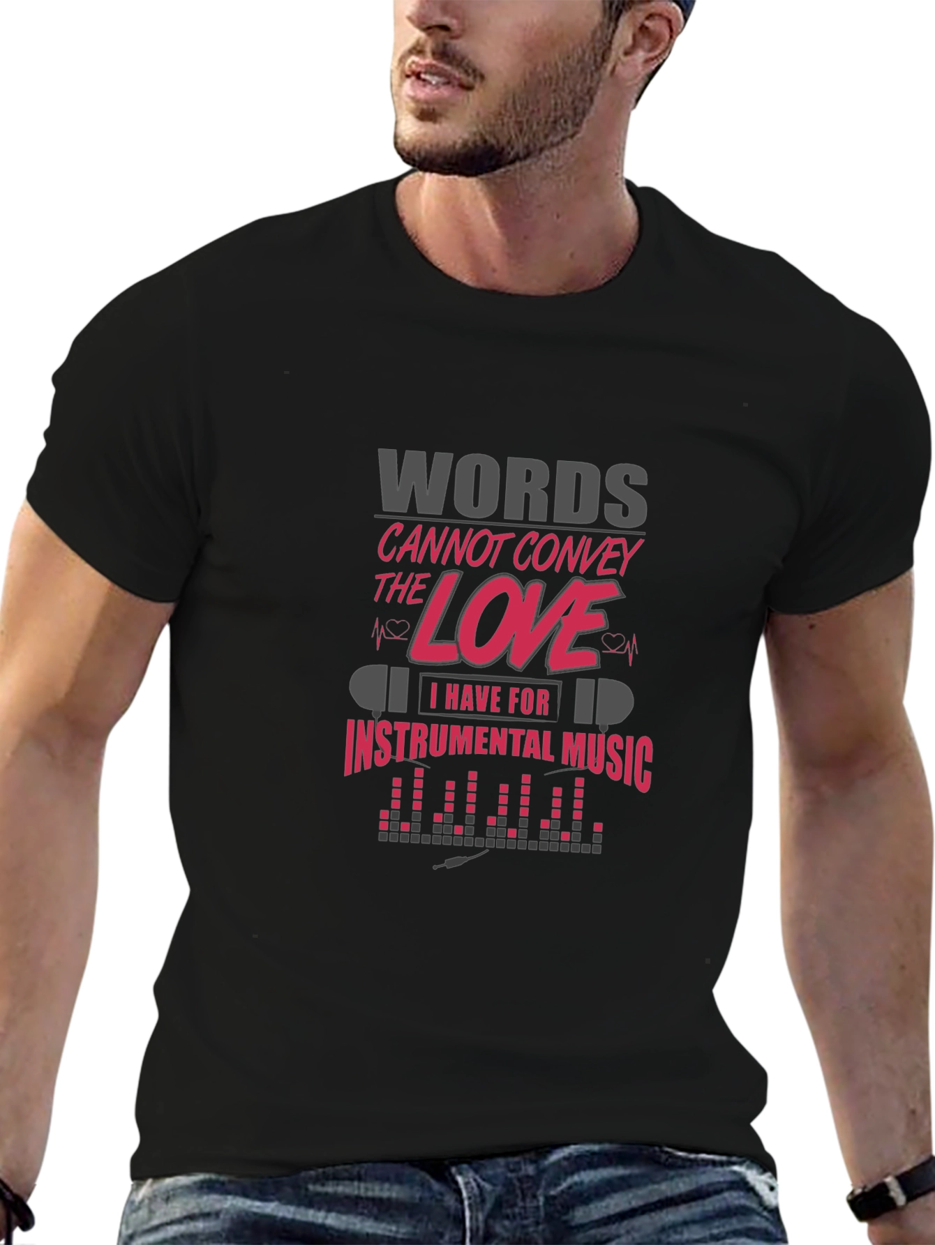 Words Cannot Convey Music Love T-Shirt