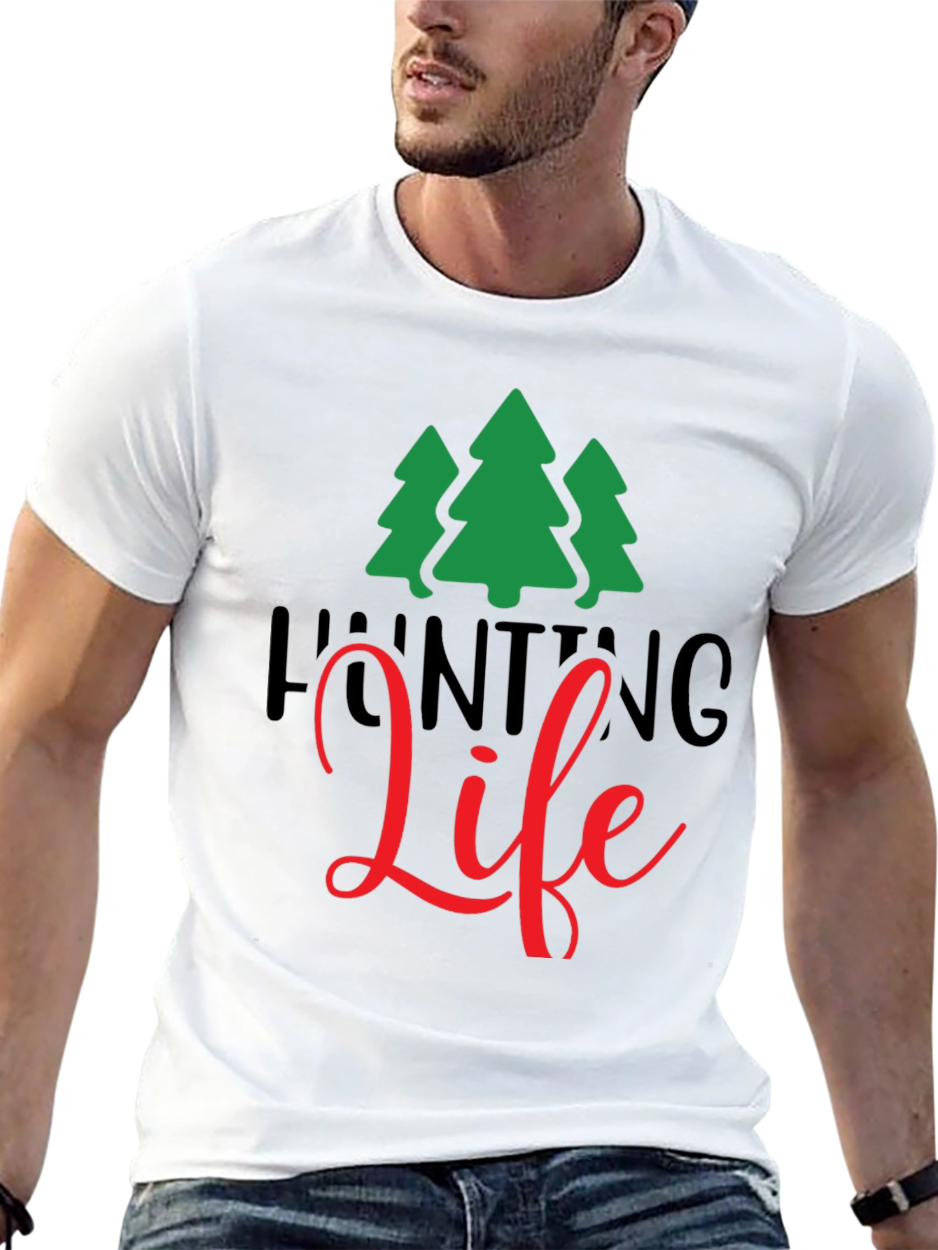 Hunting Life Graphic Tee - Nature Inspired
