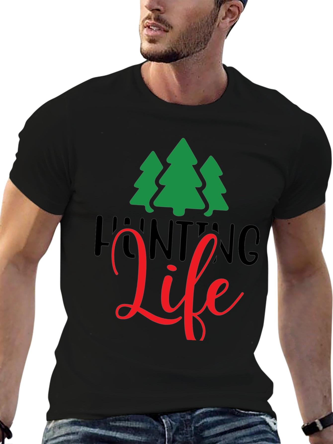 Hunting Life Graphic Tee - Nature Inspired