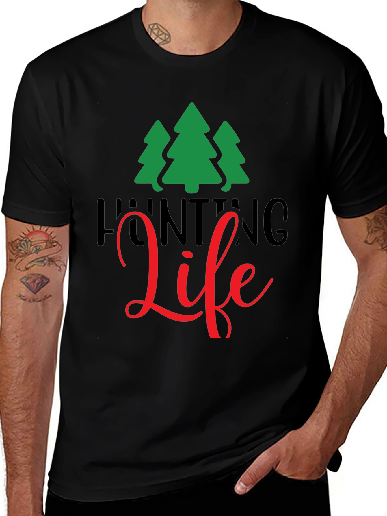Hunting Life Graphic Tee - Nature Inspired