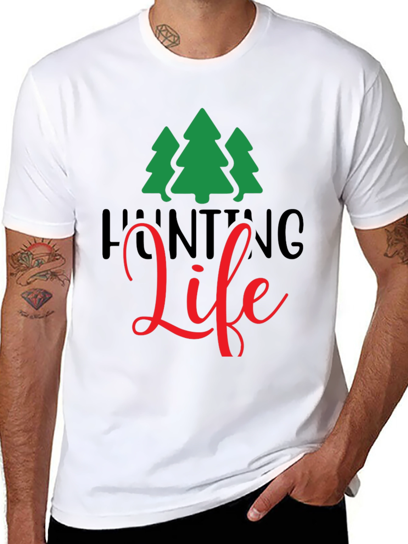 Hunting Life Graphic Tee - Nature Inspired