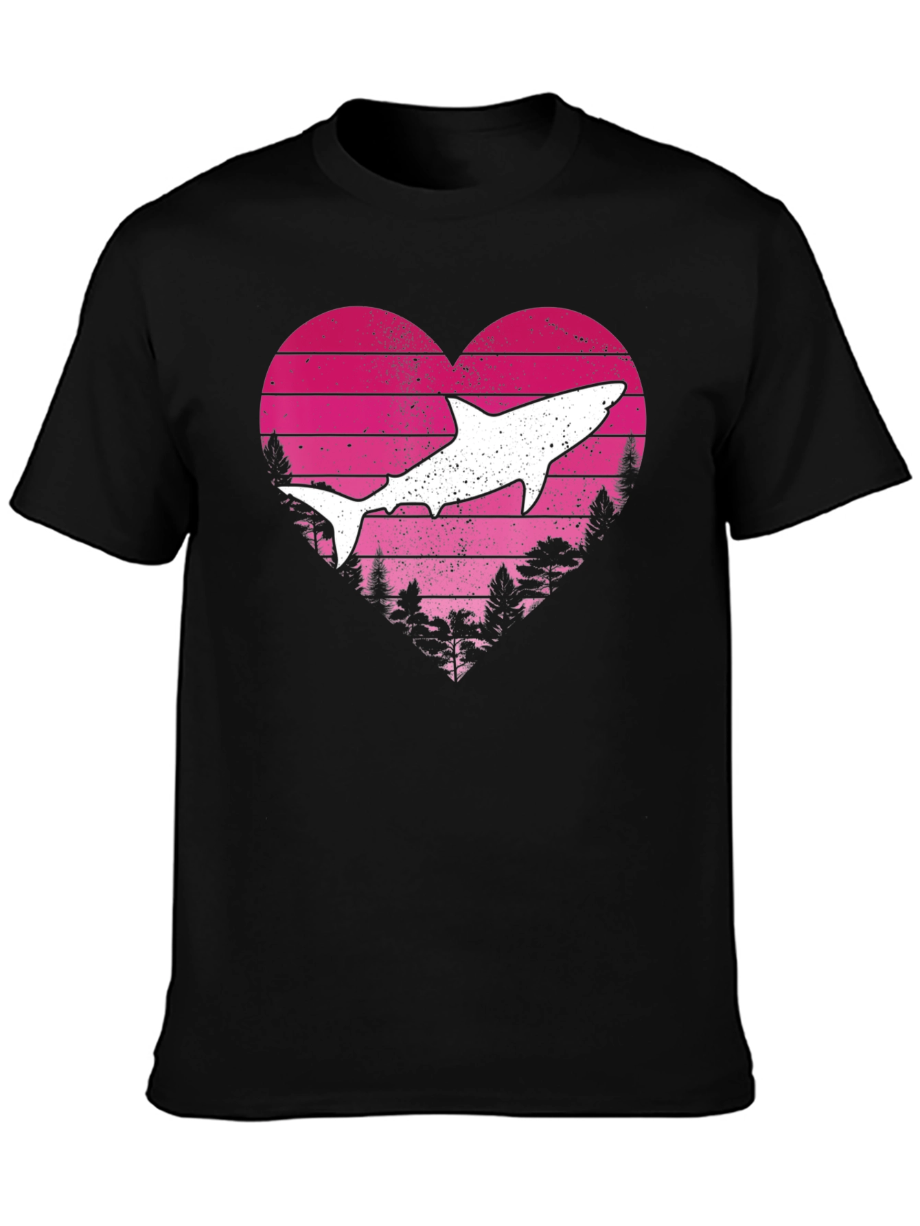 Shark Heart Graphic Tee - Love the Ocean!