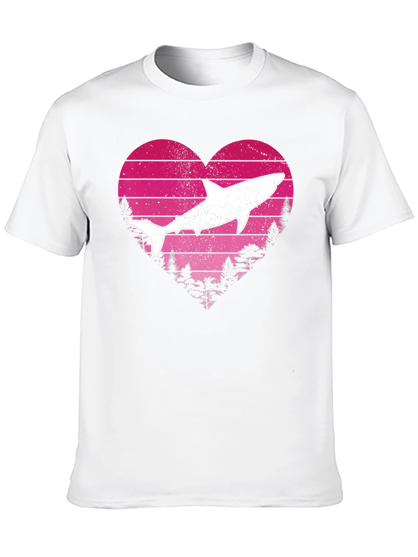 Shark Heart Graphic Tee - Love the Ocean!