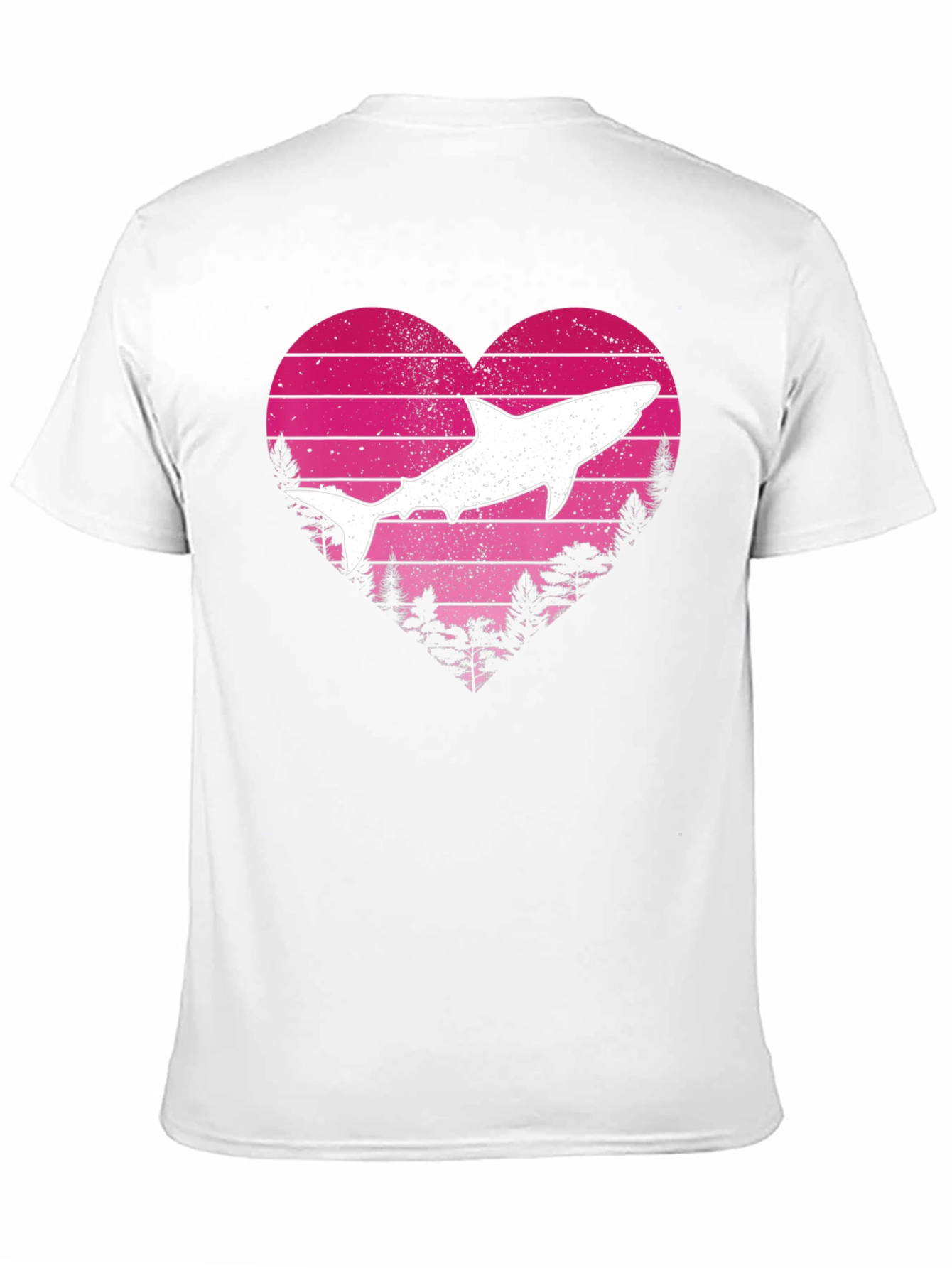 Shark Heart Graphic Tee - Love the Ocean!