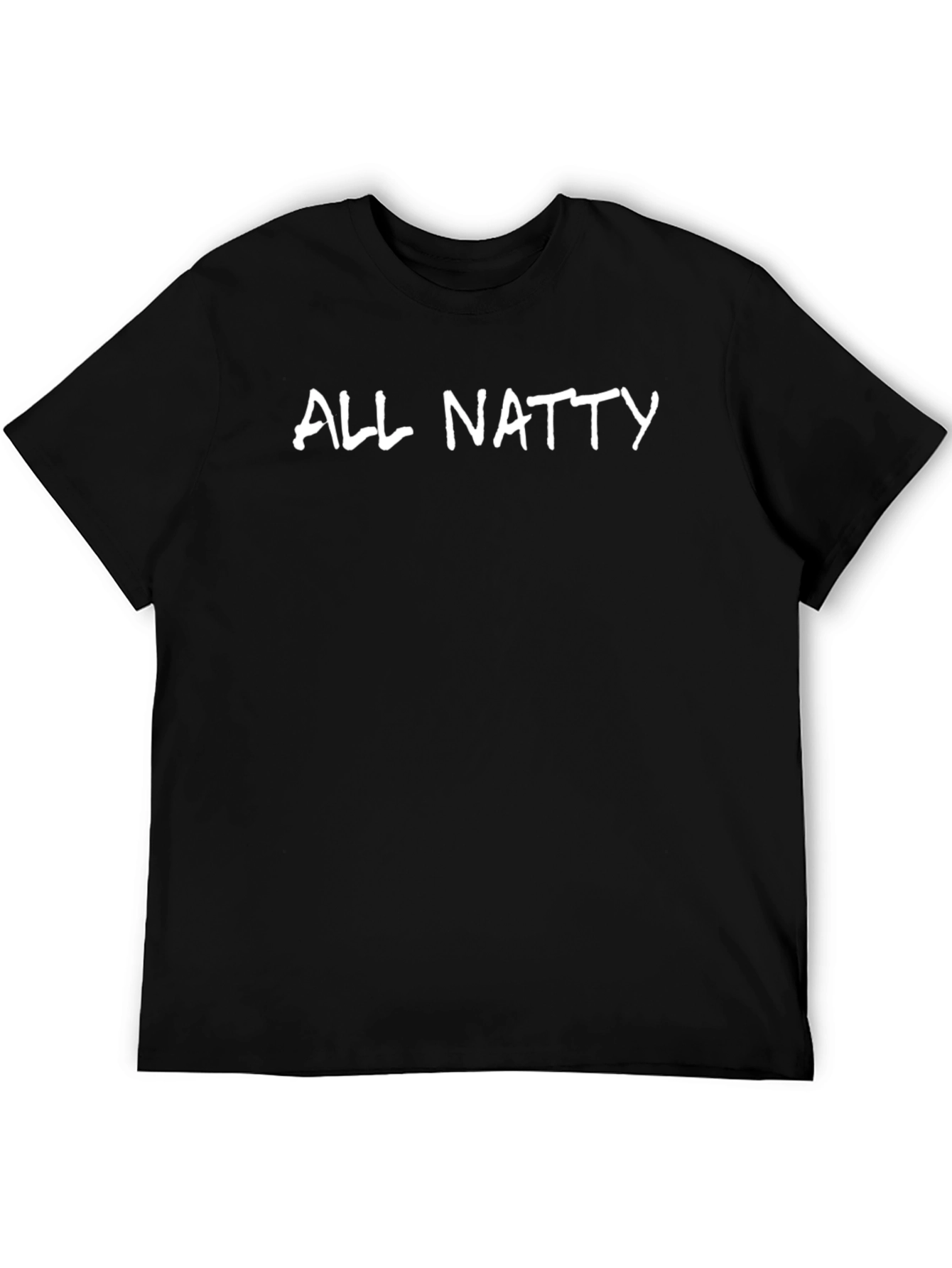 All Natty Black T-Shirt | Gym Motivation Tee